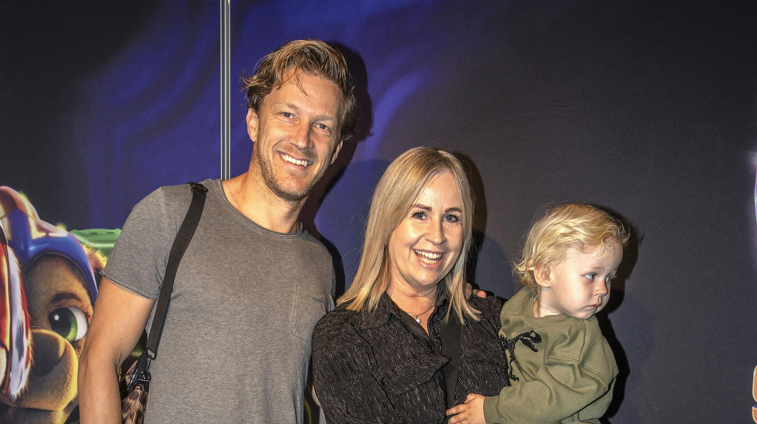 Michael Olesen og Joan Divine har sammen sønnen Felix.