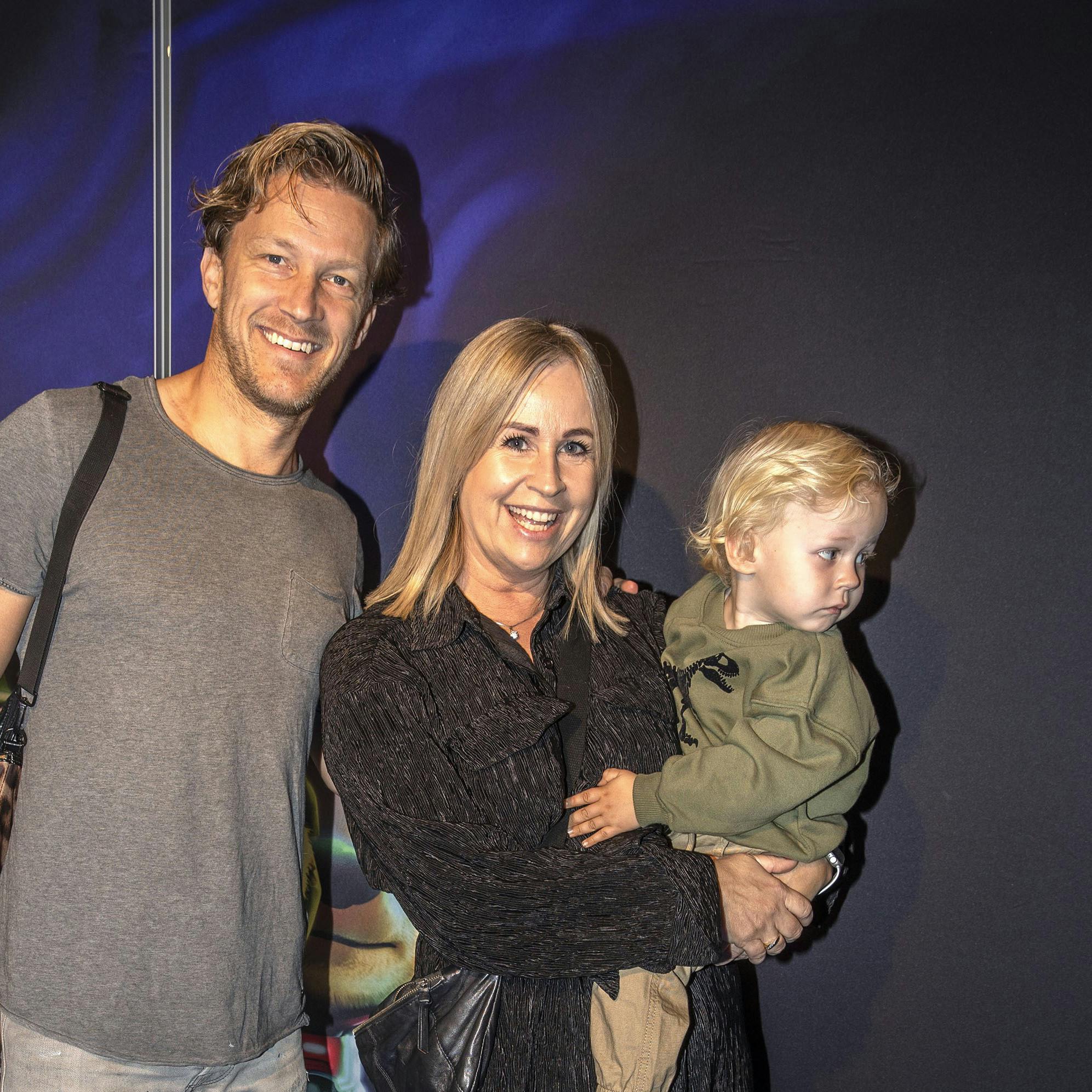 Michael Olesen og Joan Divine har sammen sønnen Felix.