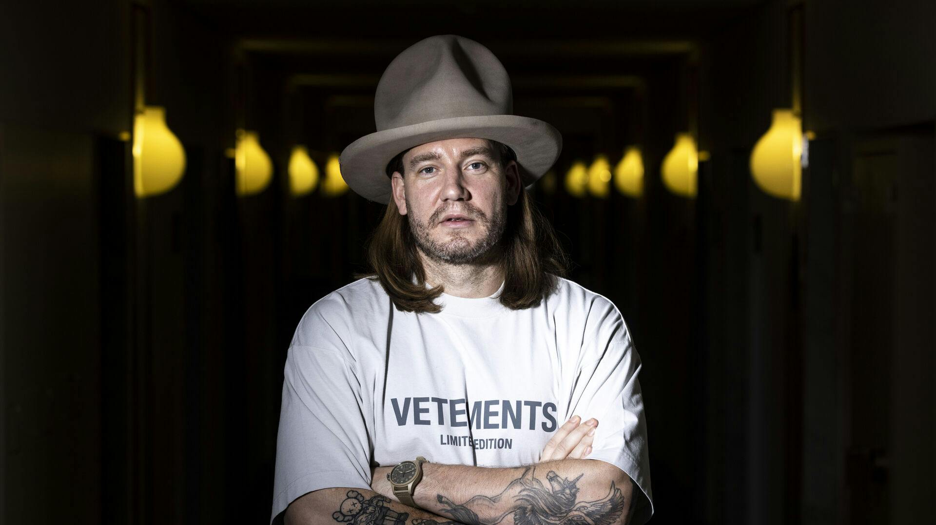 Interview med Nicklas Bendtner, som snart kan ses i en ny Viaplay-dokumentar om hans liv, på Frederiksberg torsdag den 1. februar 2024.. (Foto: Nikolai Linares/Ritzau Scanpix)