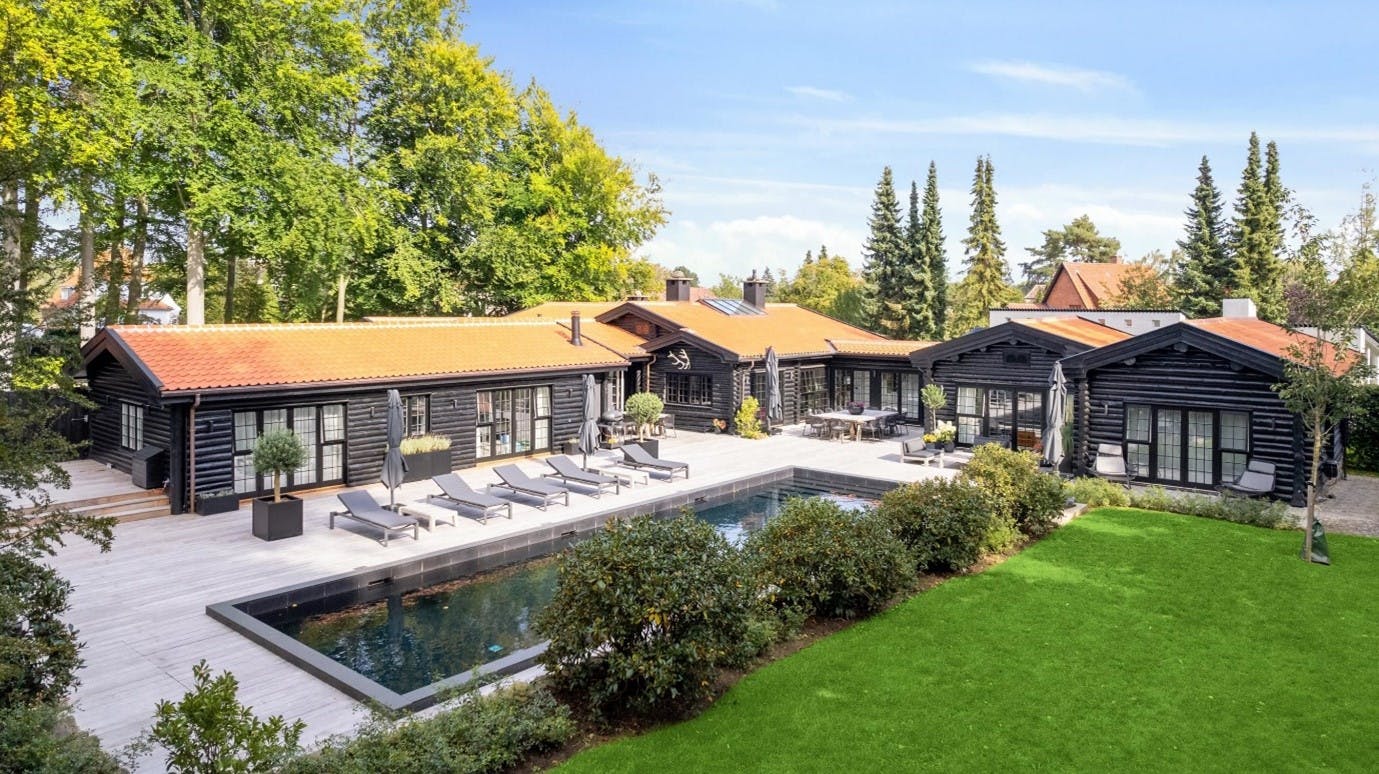 Så meget hus får du for 78 millioner kroner i Klampenborg.