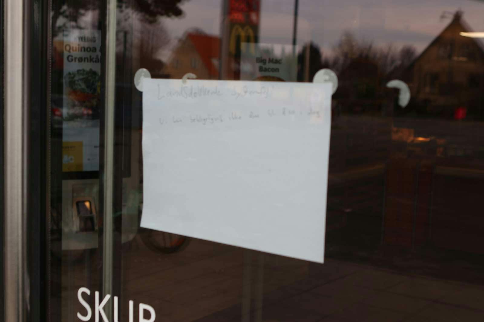Har du fået akut burgertrang denne morgen, bliver det ikke hos McDonald's, du får den stillet.