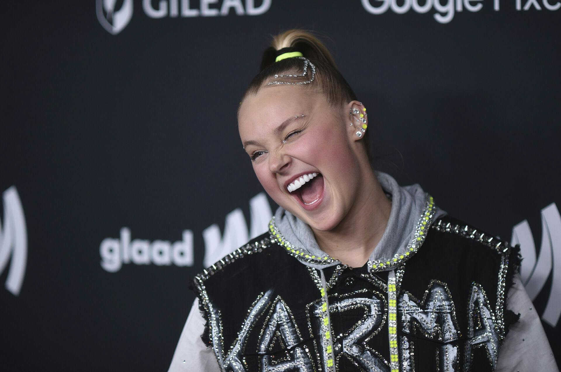 Jojo Siwa attends the 35th annual GLAAD Media Awards on Thursday, March 14, 2024, at the Beverly Hilton Hotel in Beverly Hills, Calif. (Photo by Richard Shotwell/Invision/AP)