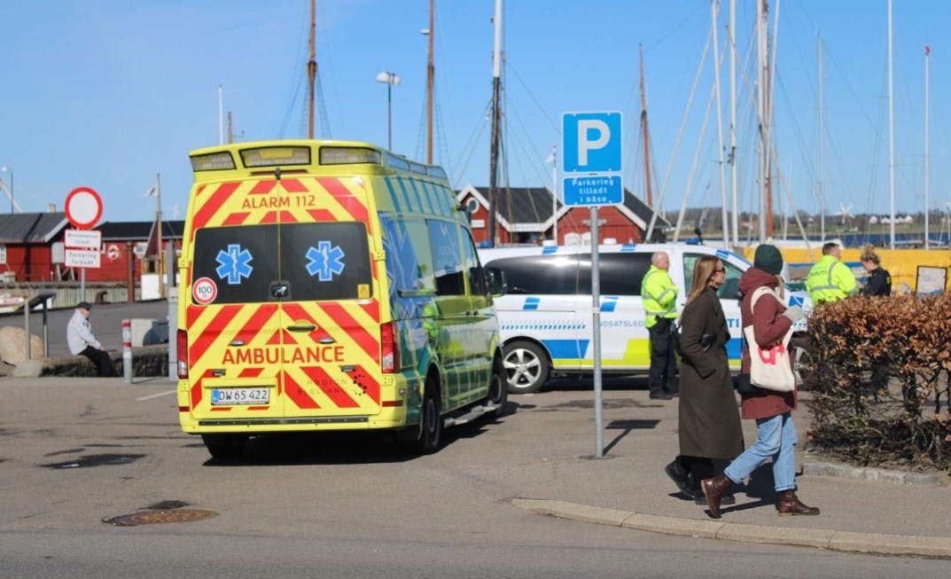 En person er druknet i havnen i Holbæk.