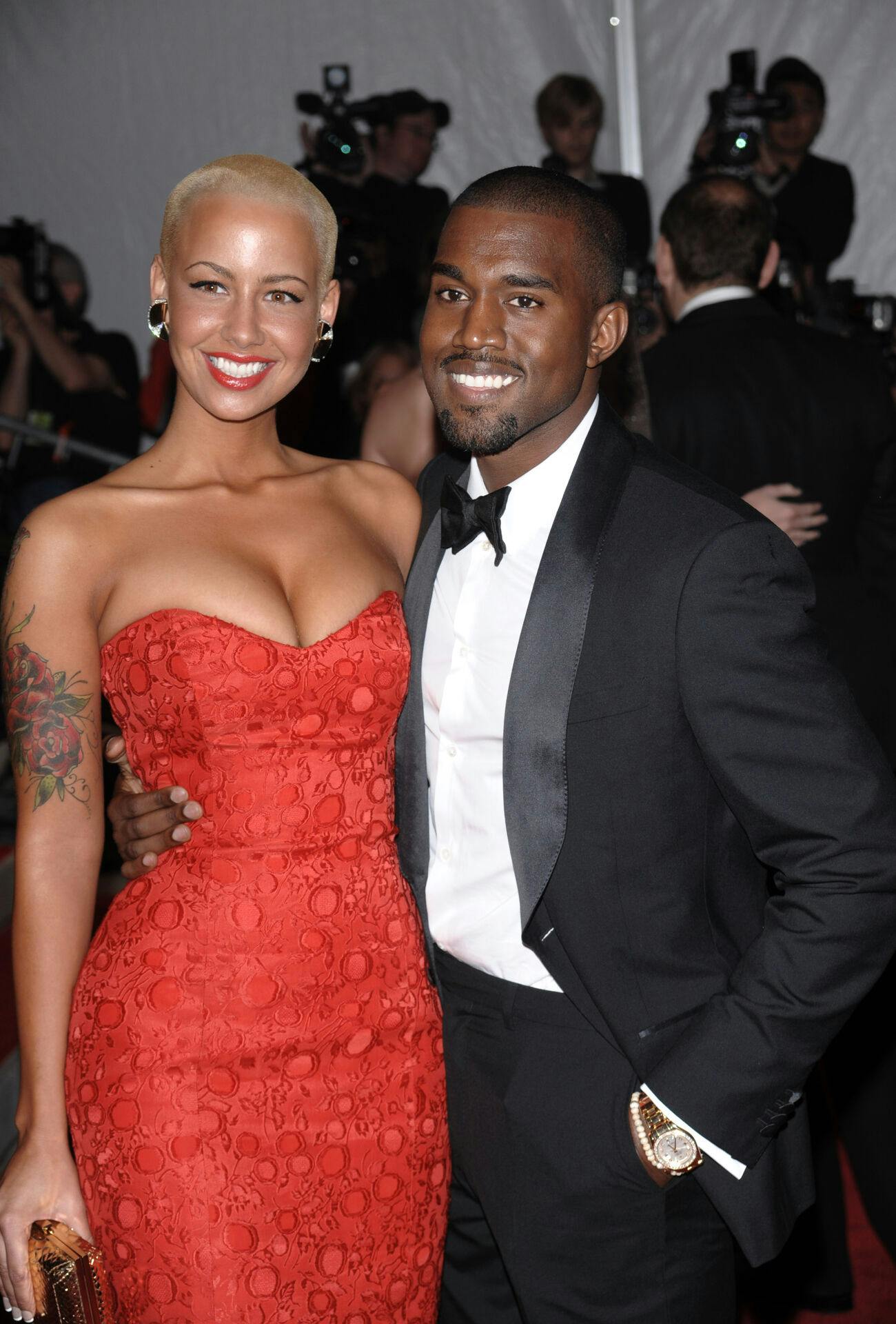Kanye West og Amber Rose til det årlige Met Gala i New York i maj 2009.