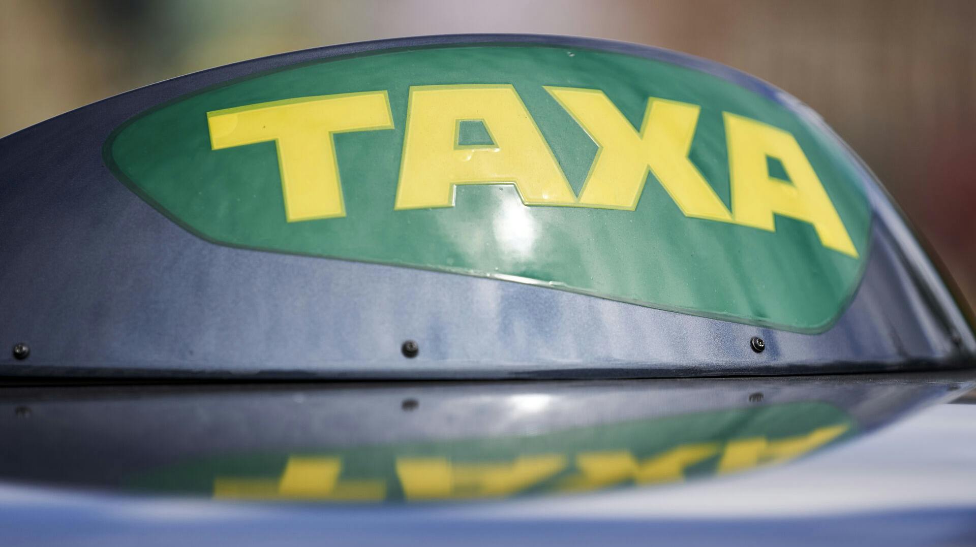Taxi på Kongens Nytorv i København fredag den 28. maj 2021