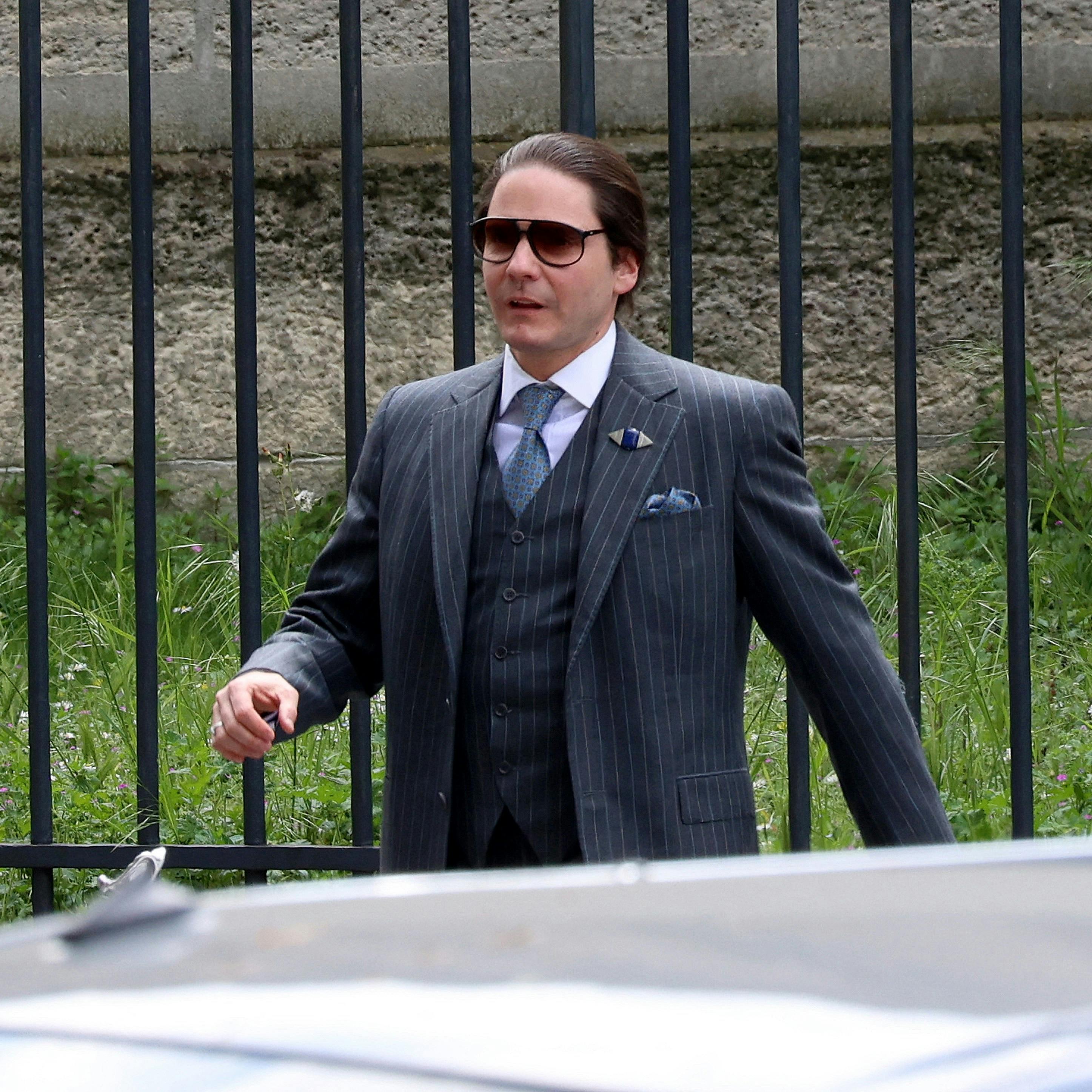 Daniel Brühl i rollen som Karl Lagerfeld i den kommende tv-serie.