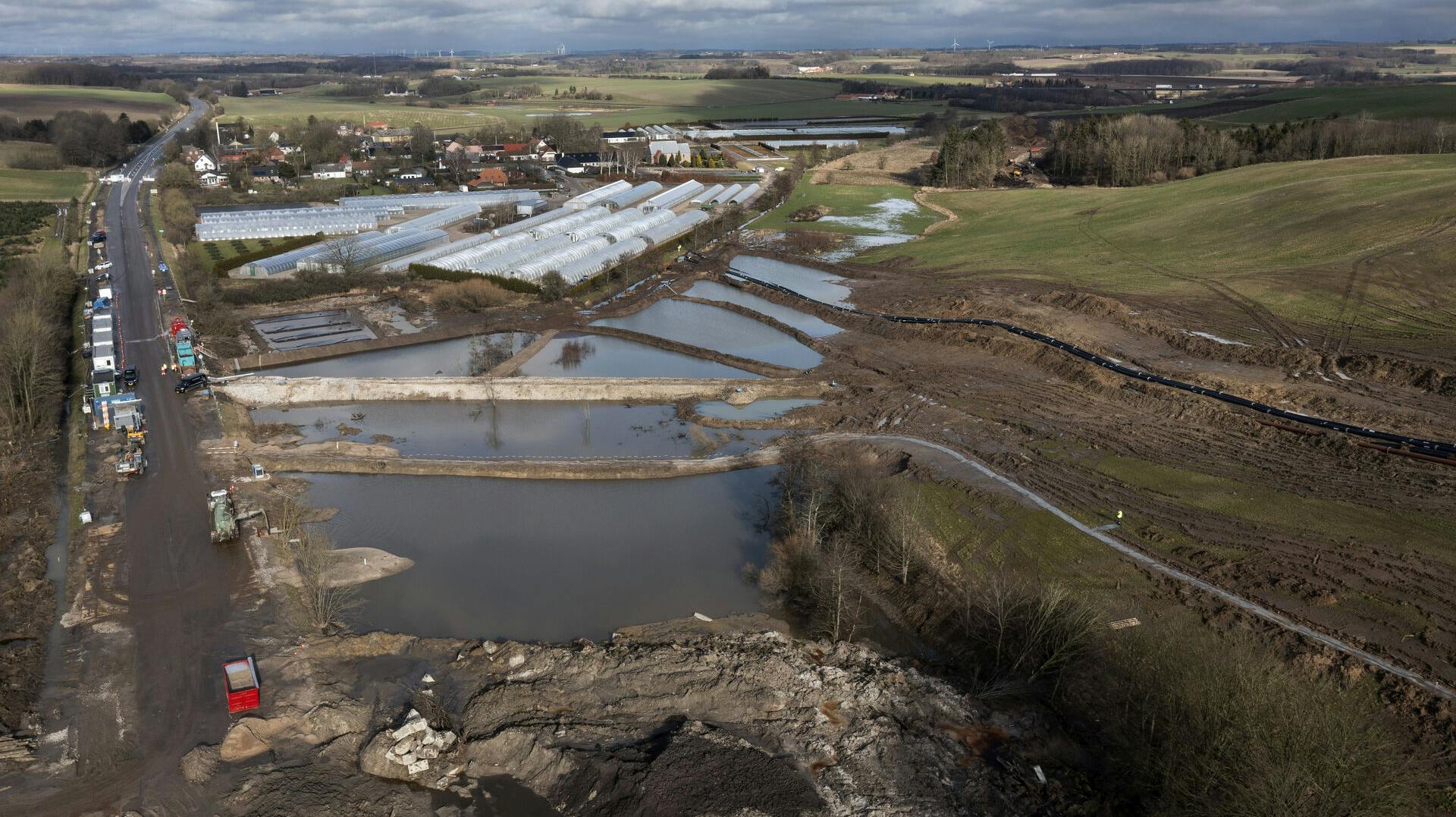 Det kom frem i december, at der var et jordskred på virksomheden Nordic Wastes grund.