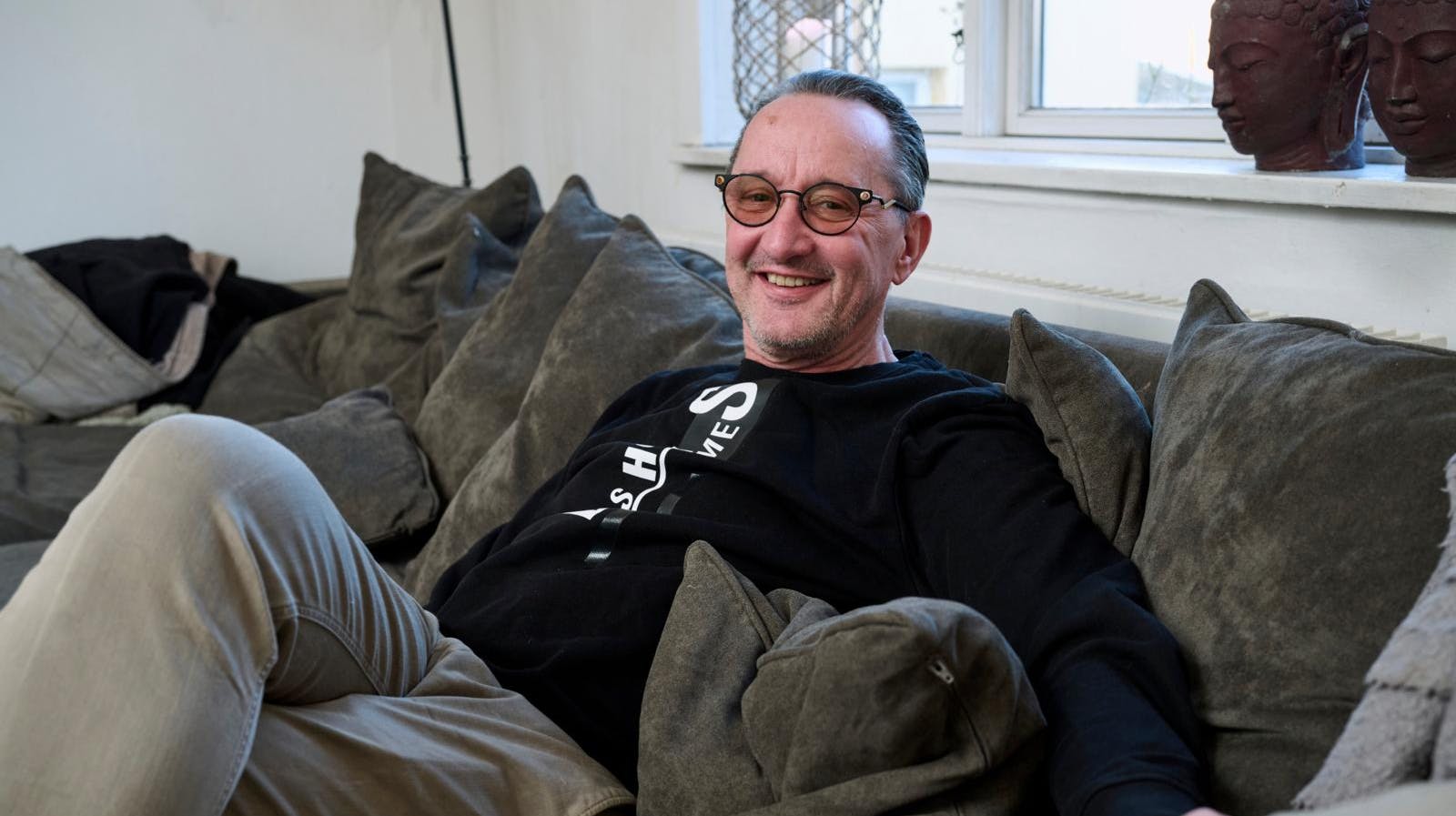 Den folkekære cykelveteran Jesper Skibby, snart 60, var ved at sætte livet på spil for at overraske sin hustru.