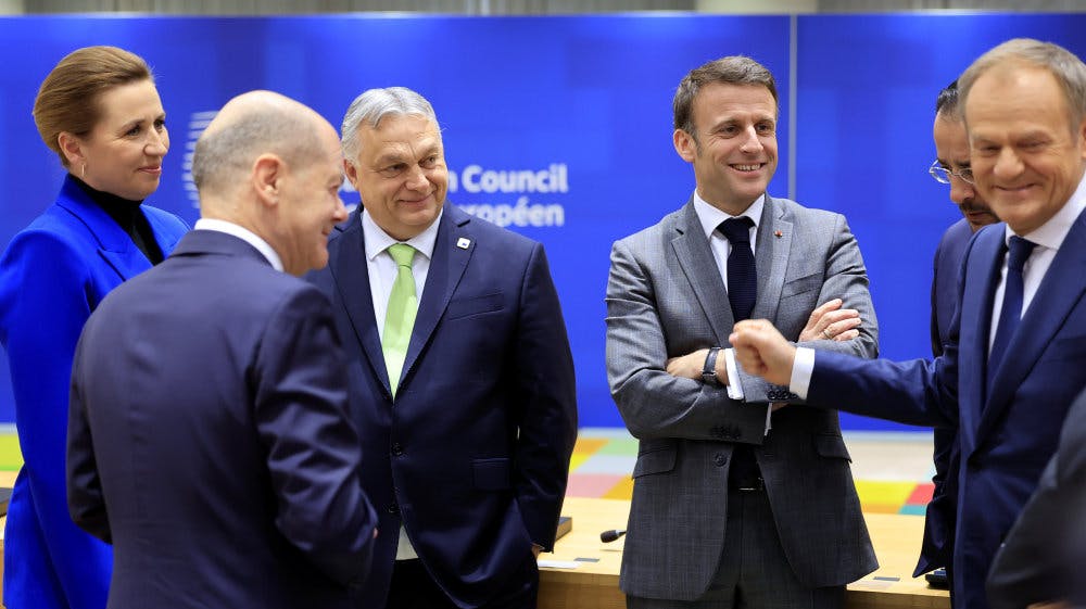 Statsminister Mette Frederiksen (S) var blandt de stats- og regeringschefer, der torsdag sagde ja til at give Bosnien-Hercegovina optagelsesforhandlinger med EU. 