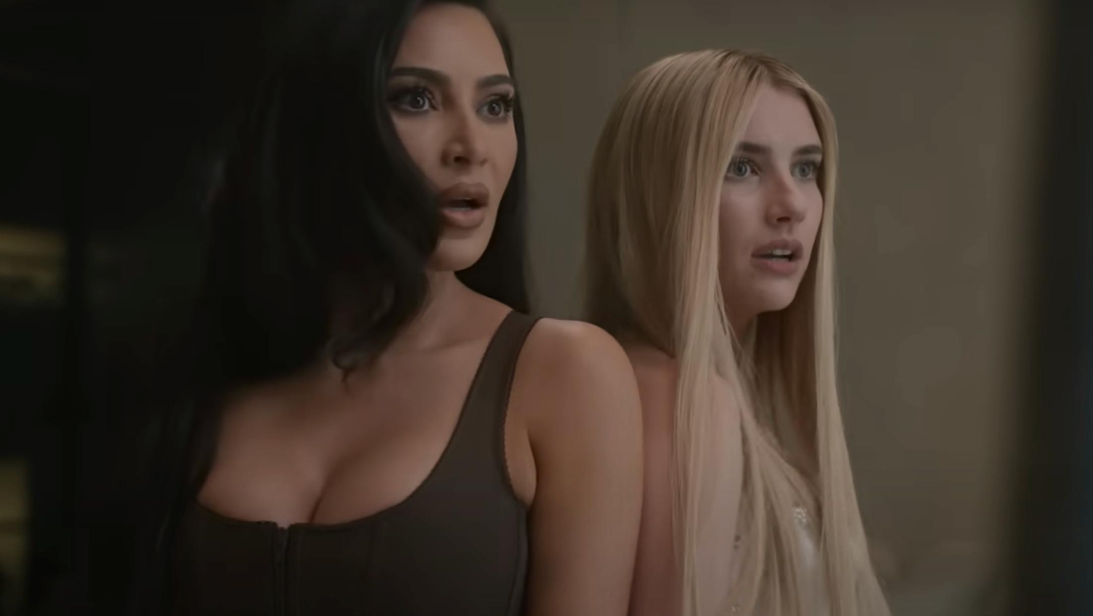 Kim Kardashian har for alvor fået testet sine skuespillerevne i "America Horror Story: Delicate".