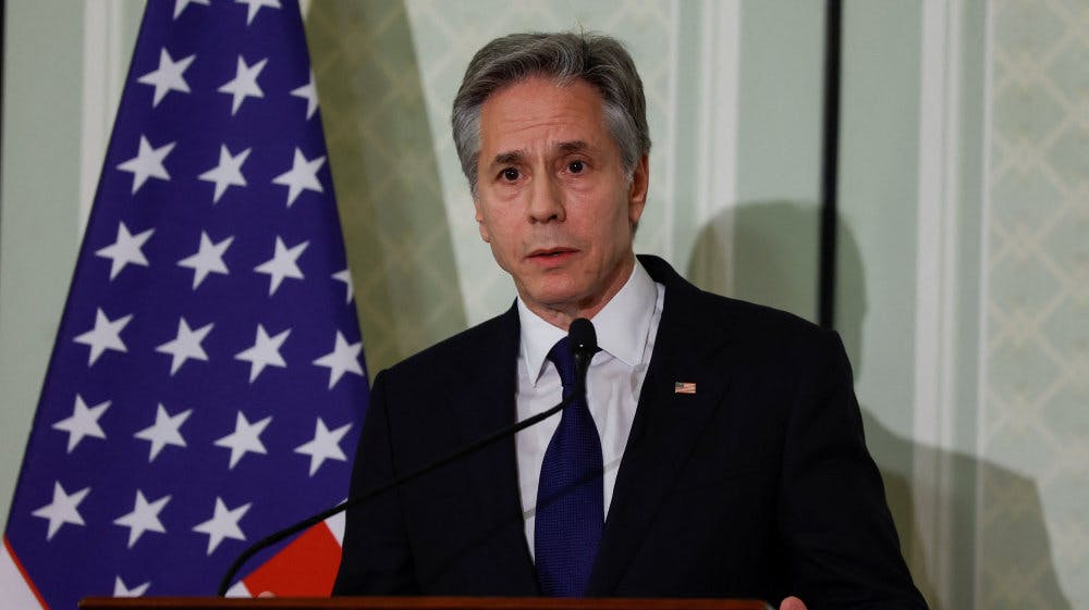 USA's udenrigsminister, Antony Blinken, siger, at USA kraftigt fordømmer det angreb, der fredag aften fandt sted i Moskva og kostede over 100 mennesker livet. (Arkivfoto).