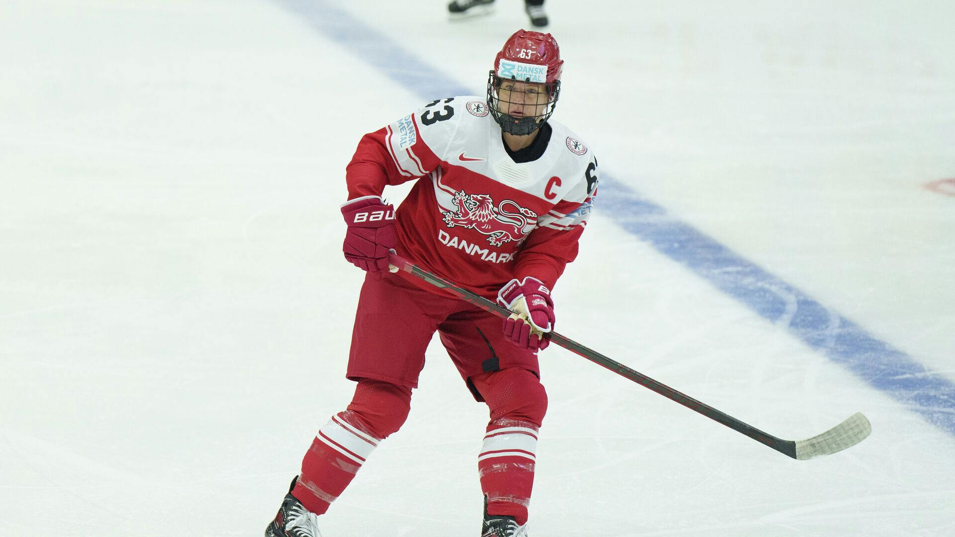 Josefine Jakobsen i aktion under VM i 2022.