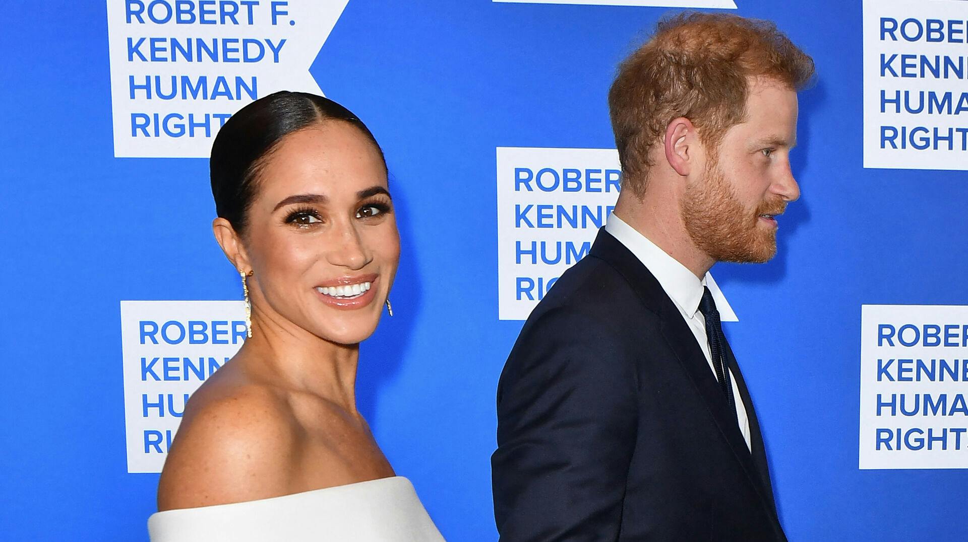 Prince Harry, Duke of Sussex, and Megan, Duchess of Sussex, arrive for the 2022 Ripple of Hope Award Gala at the New York Hilton Midtown Manhattan Hotel in New York City on December 6, 2022. ANGELA WEISS / AFP