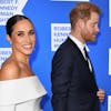 Prince Harry, Duke of Sussex, and Megan, Duchess of Sussex, arrive for the 2022 Ripple of Hope Award Gala at the New York Hilton Midtown Manhattan Hotel in New York City on December 6, 2022. ANGELA WEISS / AFP