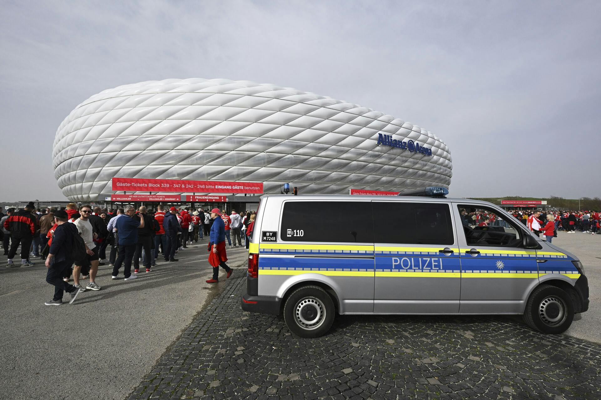 Allianz Arena skulle angiveligt være et terrormål i forbindelse med kampen mellem Bayern München og Dortmund.&nbsp;