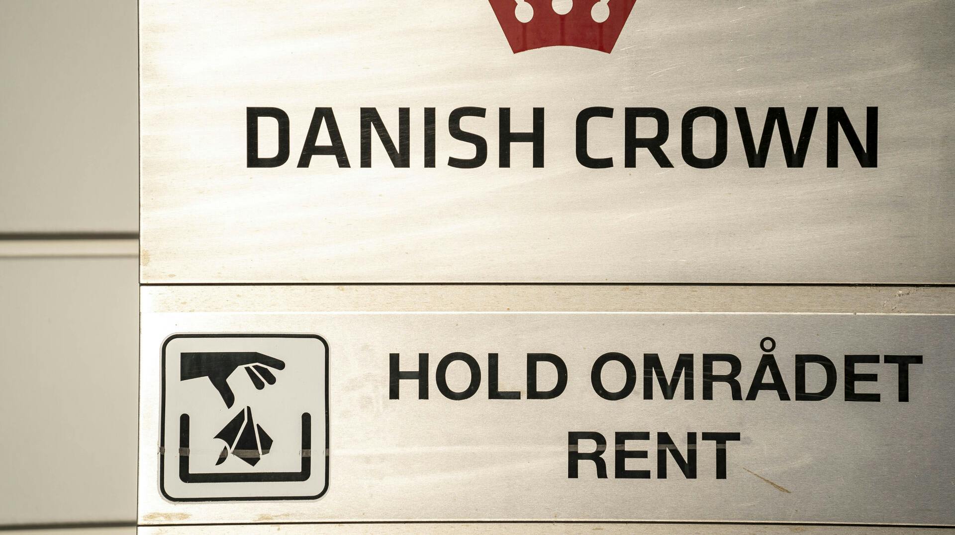 Slagteriet Danish Crown i Ringsted er midlertidigt lukket på grund af udbrud af coronasmitte, i Ringsted mandag den 10. august 2020.. (Foto: Mads Claus Rasmussen/Ritzau Scanpix)