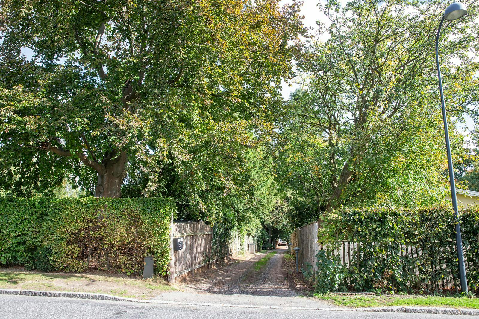 Huset ligger godt i skjul.