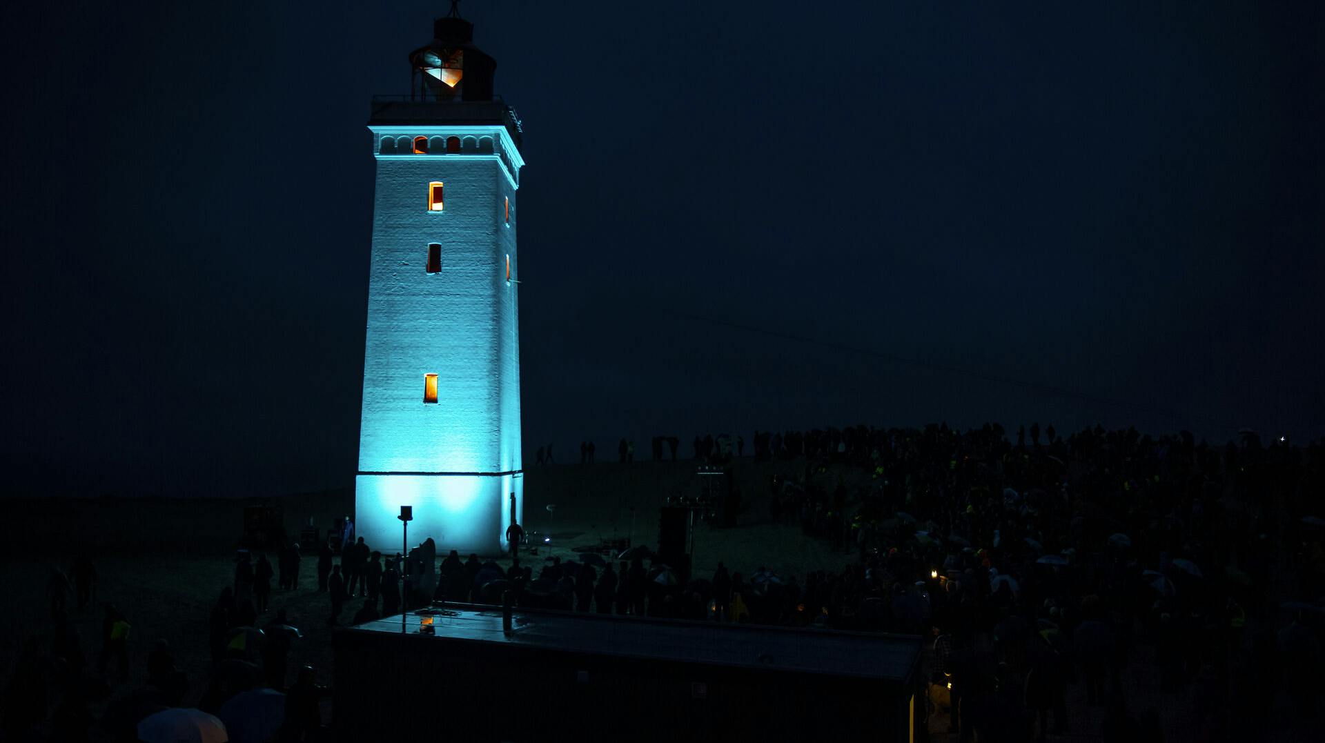 Rubjerg Knude Fyr er 23 meter højt og 120 år gammelt.