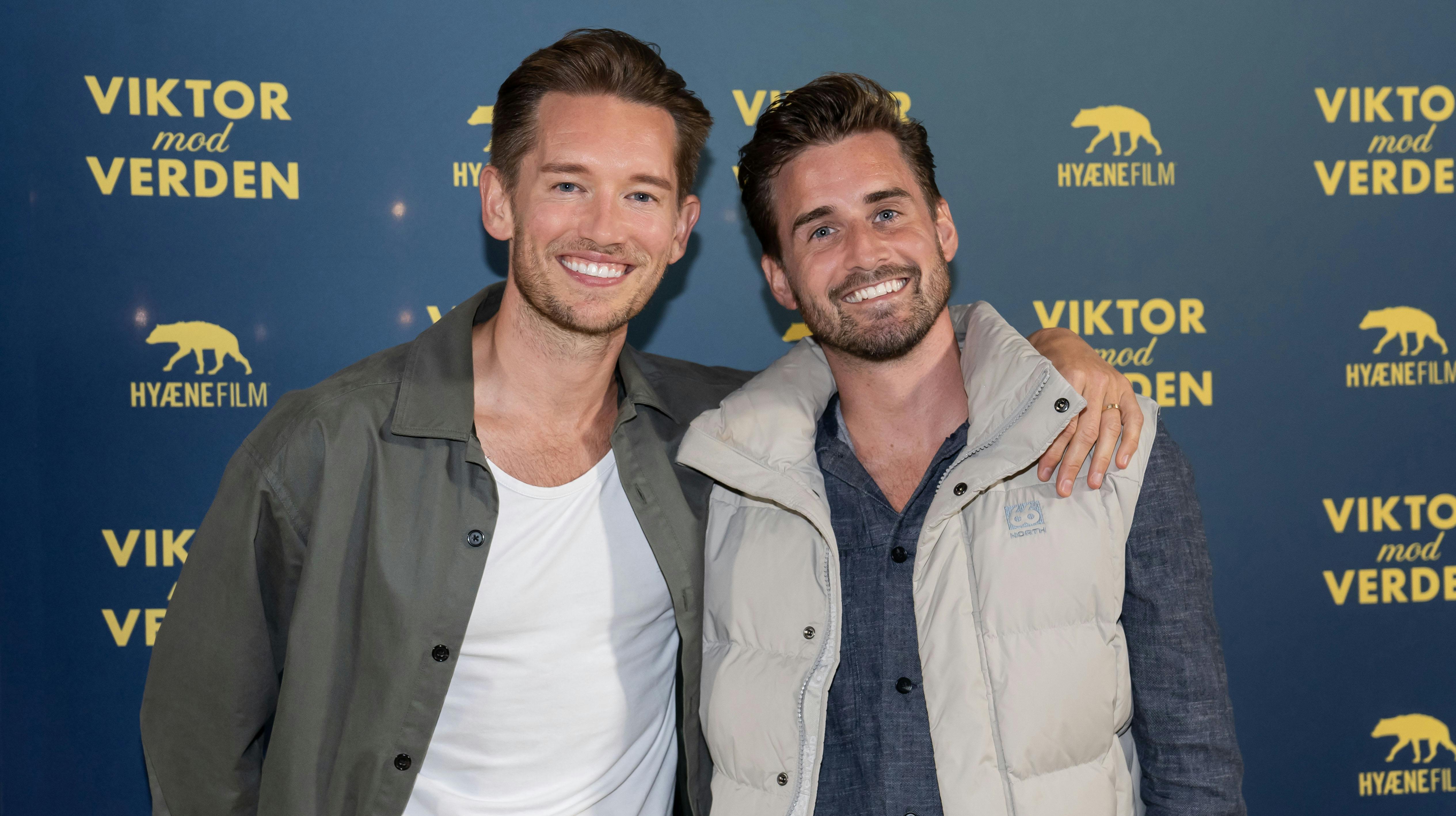 Til efteråret blive Frederik Haun og Morten Kjeldgaard forældre.