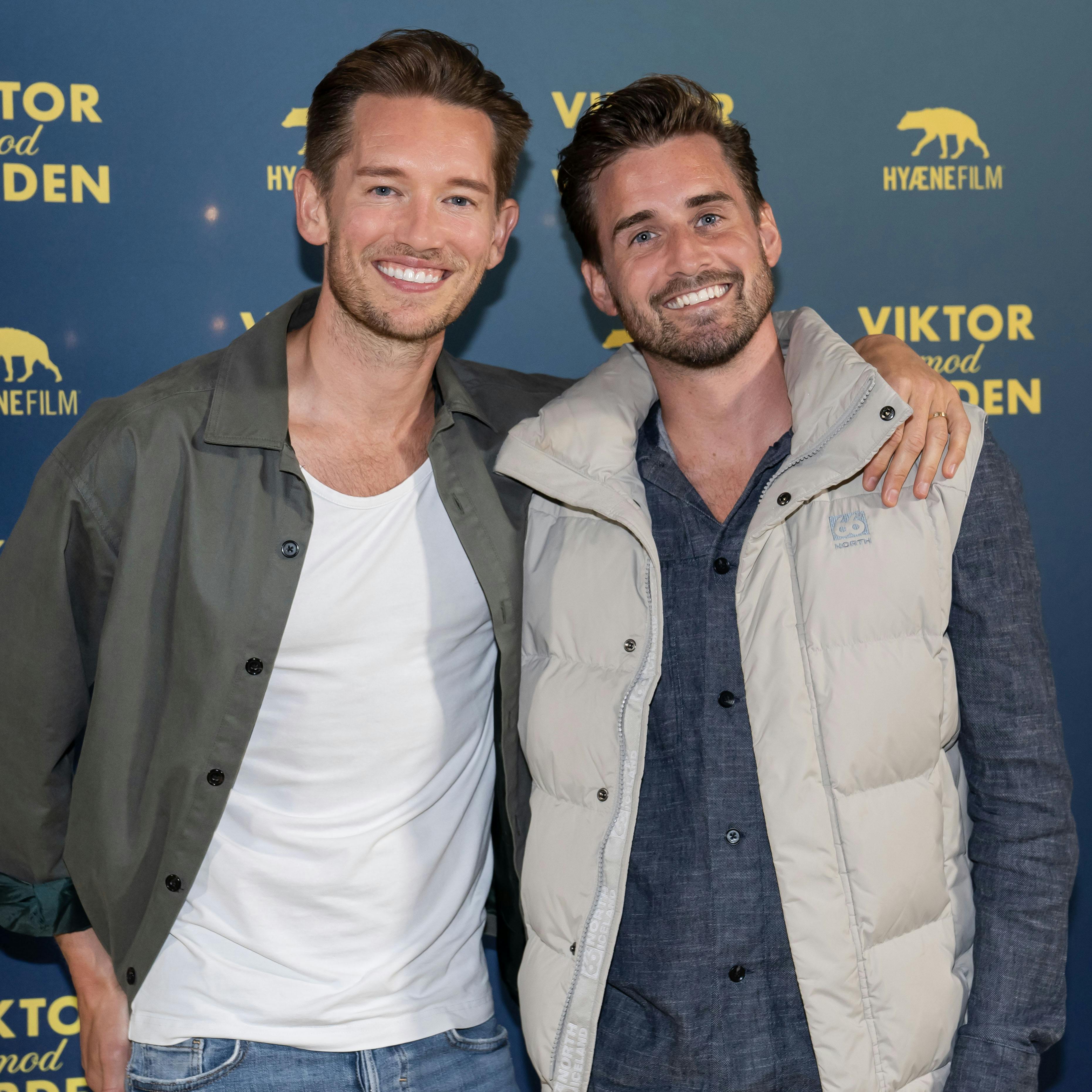 Til efteråret blive Frederik Haun og Morten Kjeldgaard forældre.