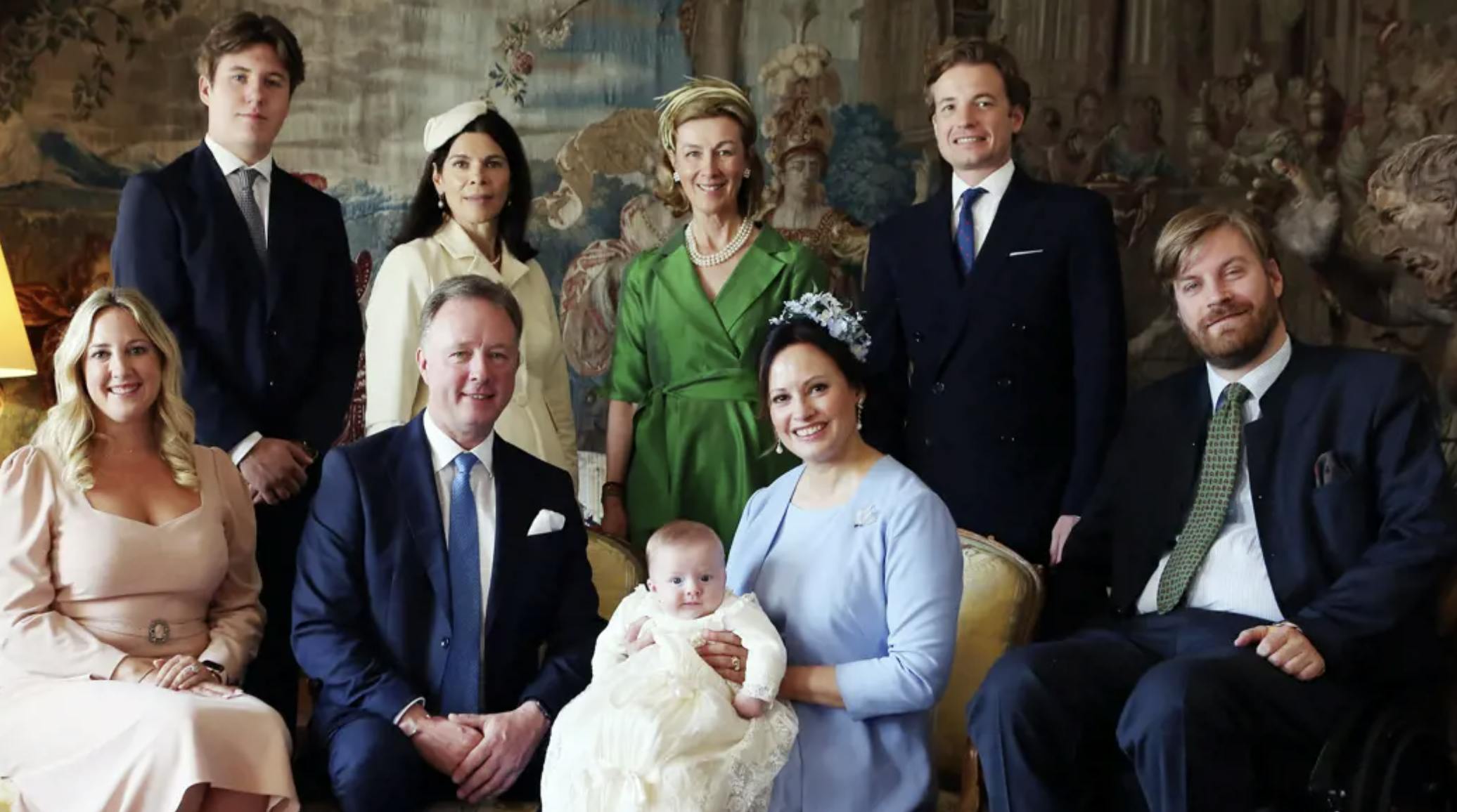 Kronprins Christian stod fadder, da prins Gustav og prinsesse Carinas søn blev døbt tilbage i august 2023. 