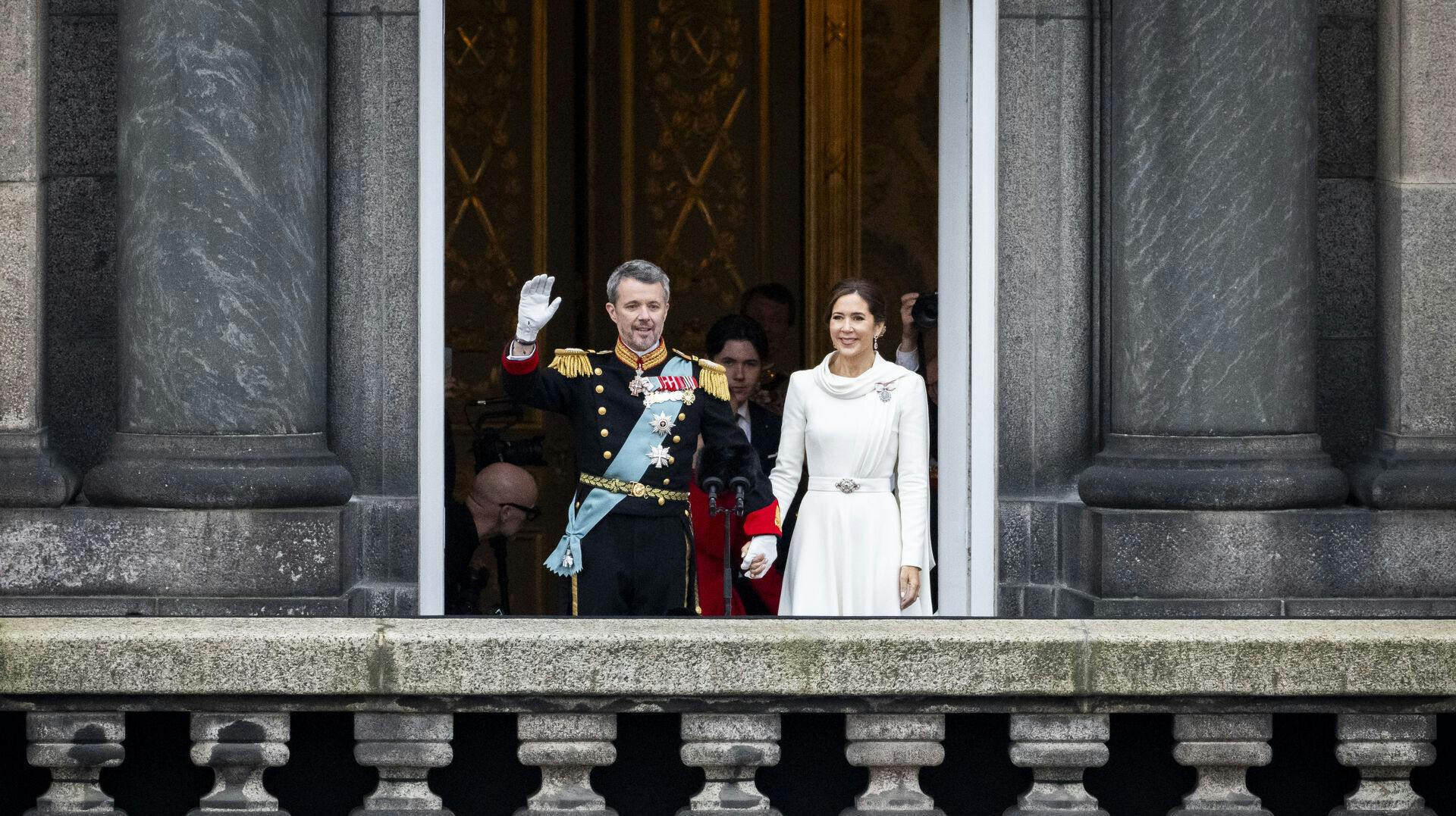 Kong Frederik og dronning Mary.