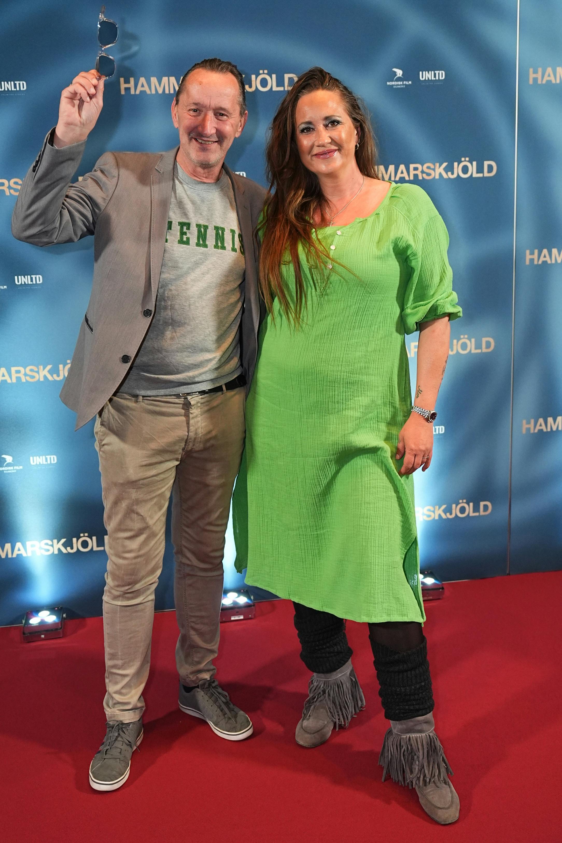Jesper Skibby er altid i hopla. Her med hustruen Mette Røpke.