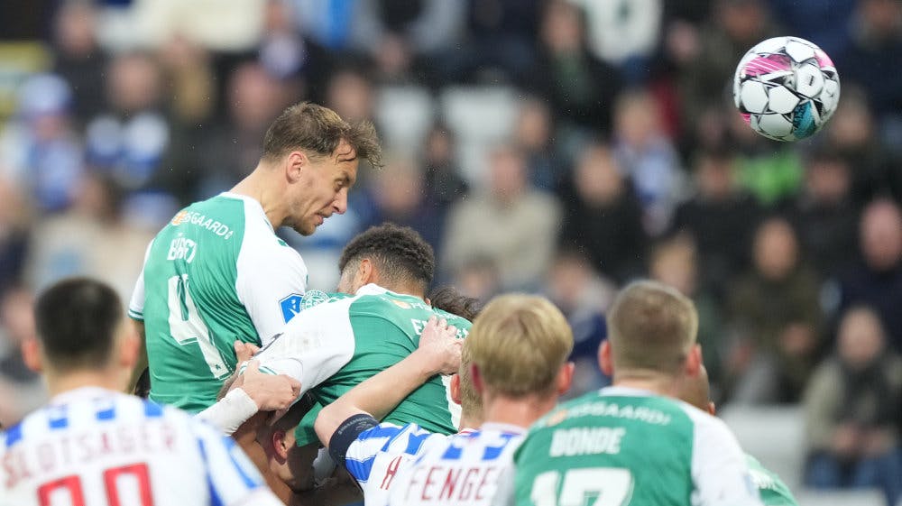 Nicolas Bürgy header Viborg på 1-1 mod OB.