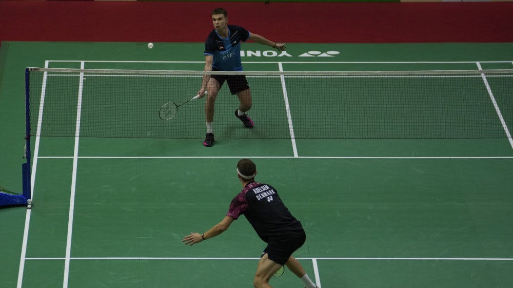 Rasmus Gemke og Viktor Axelsen har mødt hinanden syv gange, og Axelsen har vundet hver gang. (Arkivfoto).