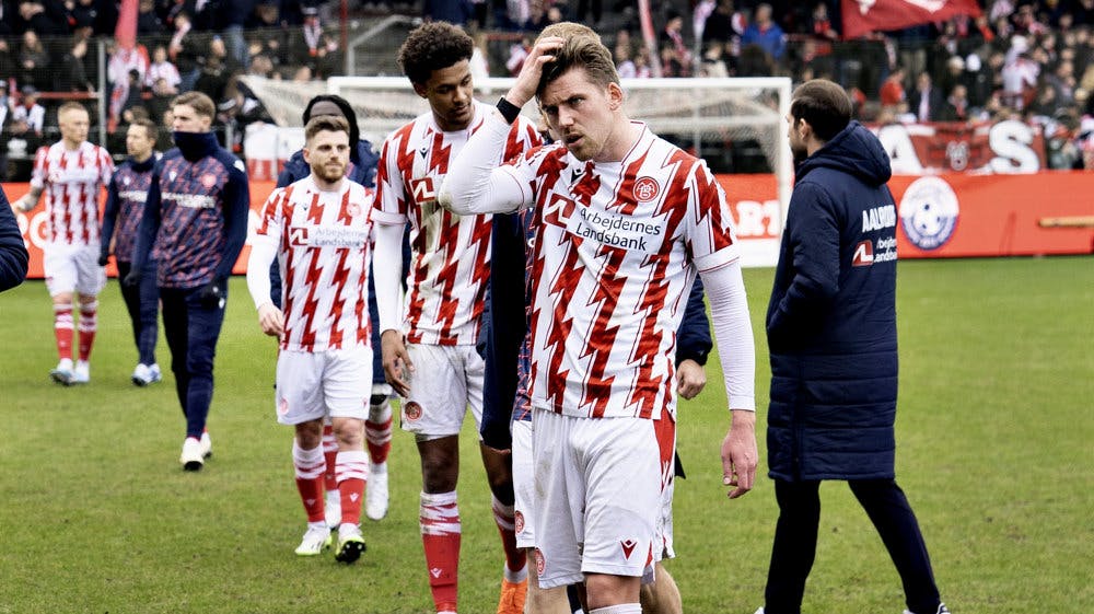 AaB har tabt to ligakampe i denne sæson - begge gange 1-2 mod Hobro.
