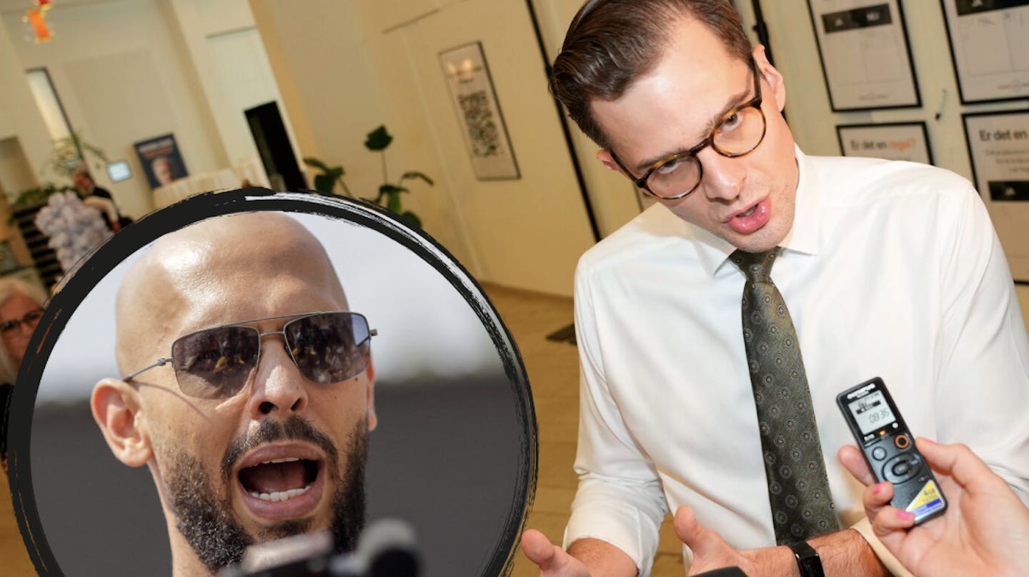 Mange af de unge mænd, der støtter Alex Vanopslagh, ser også en stor stjerne i Andrew Tate. Men de kan de godt droppe, lyder det i dag fra den danske partileder.