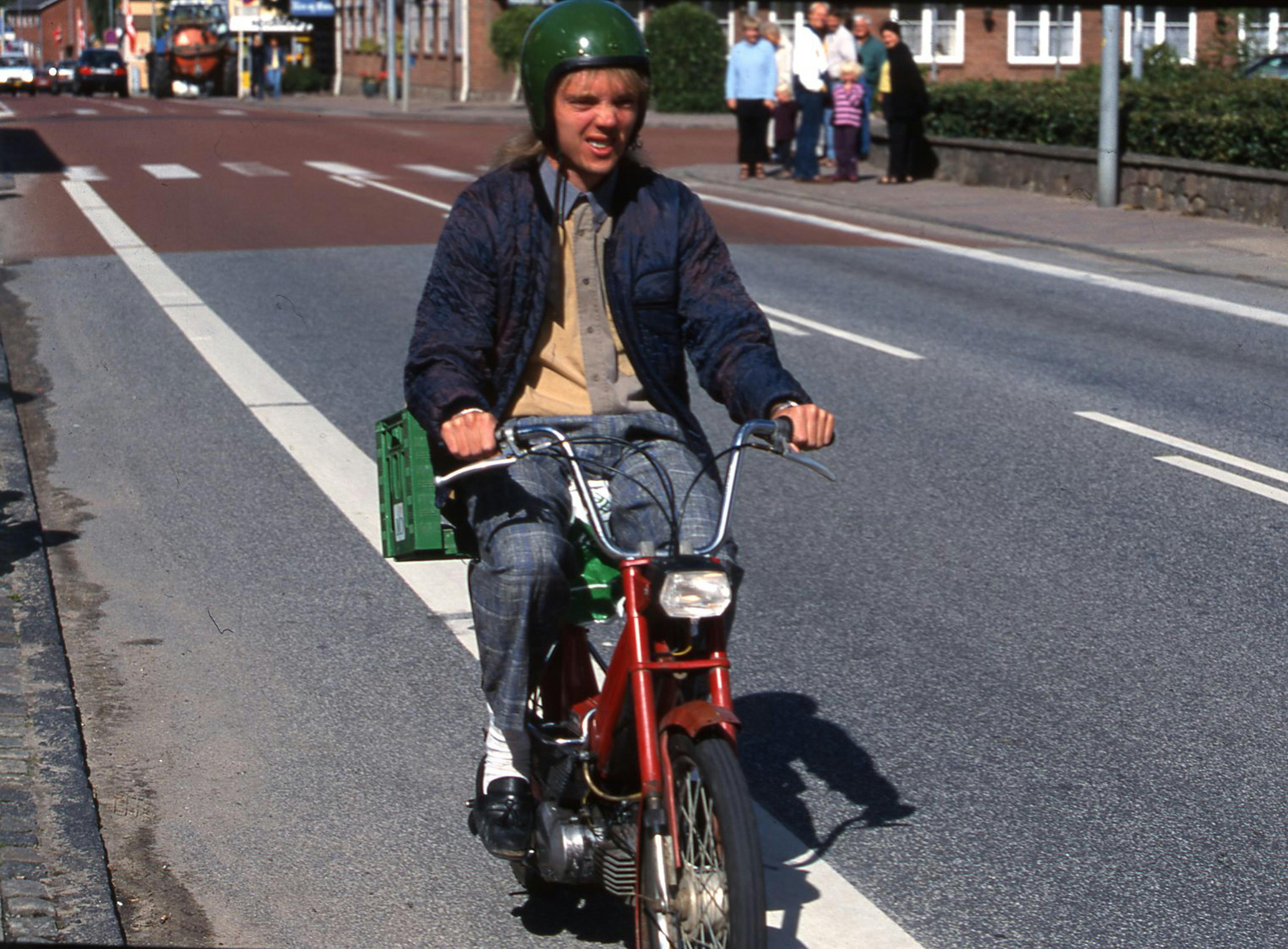 SkuespillerJens Andersen, kendt som Polle fra Snave, til høstmaked i Hårby på vestfyn - Dato: udateret arkivbillede fra 2001 - Foto: Hasse Frimodt