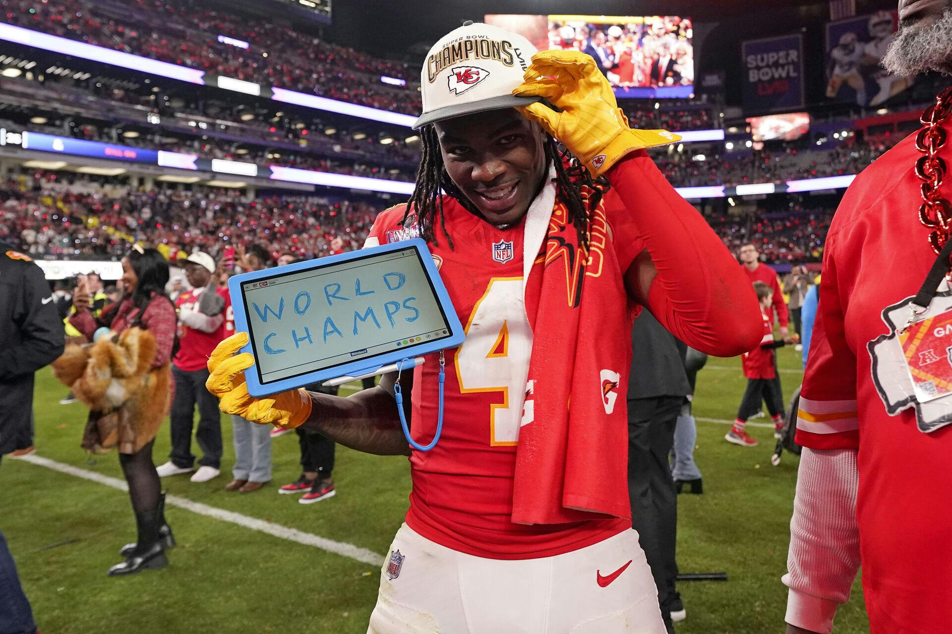 Rashee Rice var i februar med til at vinde Super Bowl-finalen med Kansas City Chiefs, som slog San Fransisco 49ers.&nbsp;