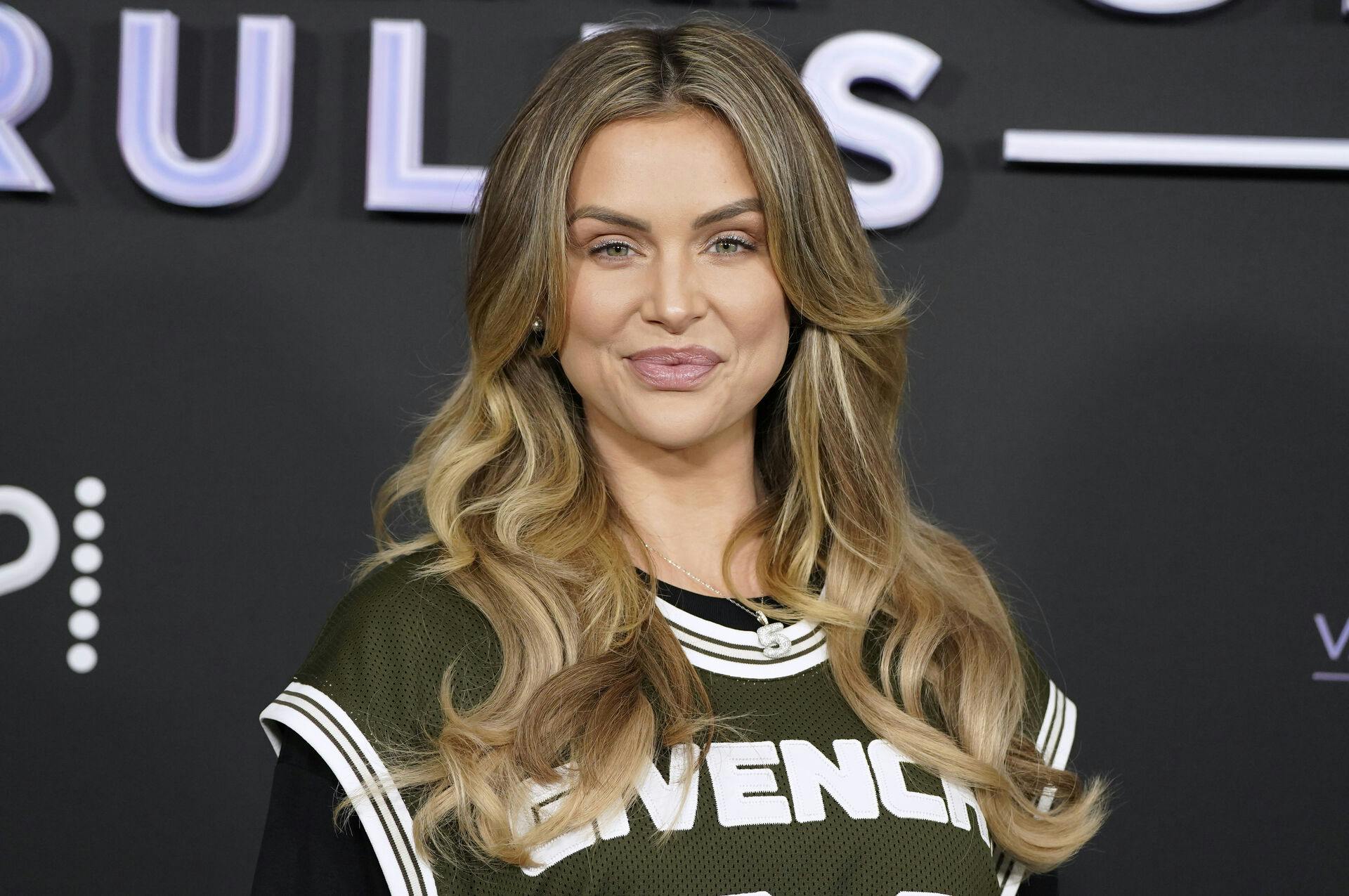 Lala Kent arrives at the season 11 premiere of "Vanderpump Rules, " Wednesday, Jan. 17, 2024, at The Hollywood Palladium in Los Angeles. (Photo by Jordan Strauss/Invision/AP)