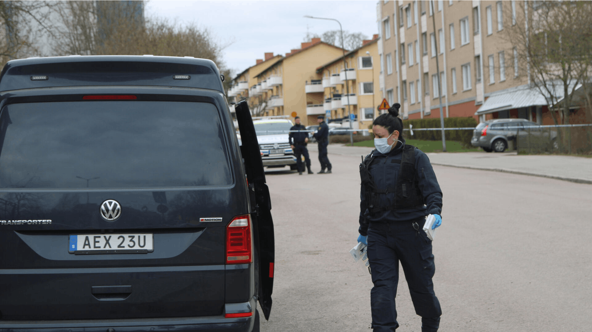 Det er i dette boligkvarter, at tragedien skete.