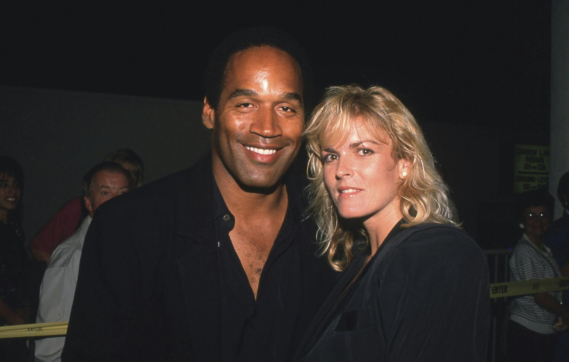 O. J. Simpson og Nicole Brown.