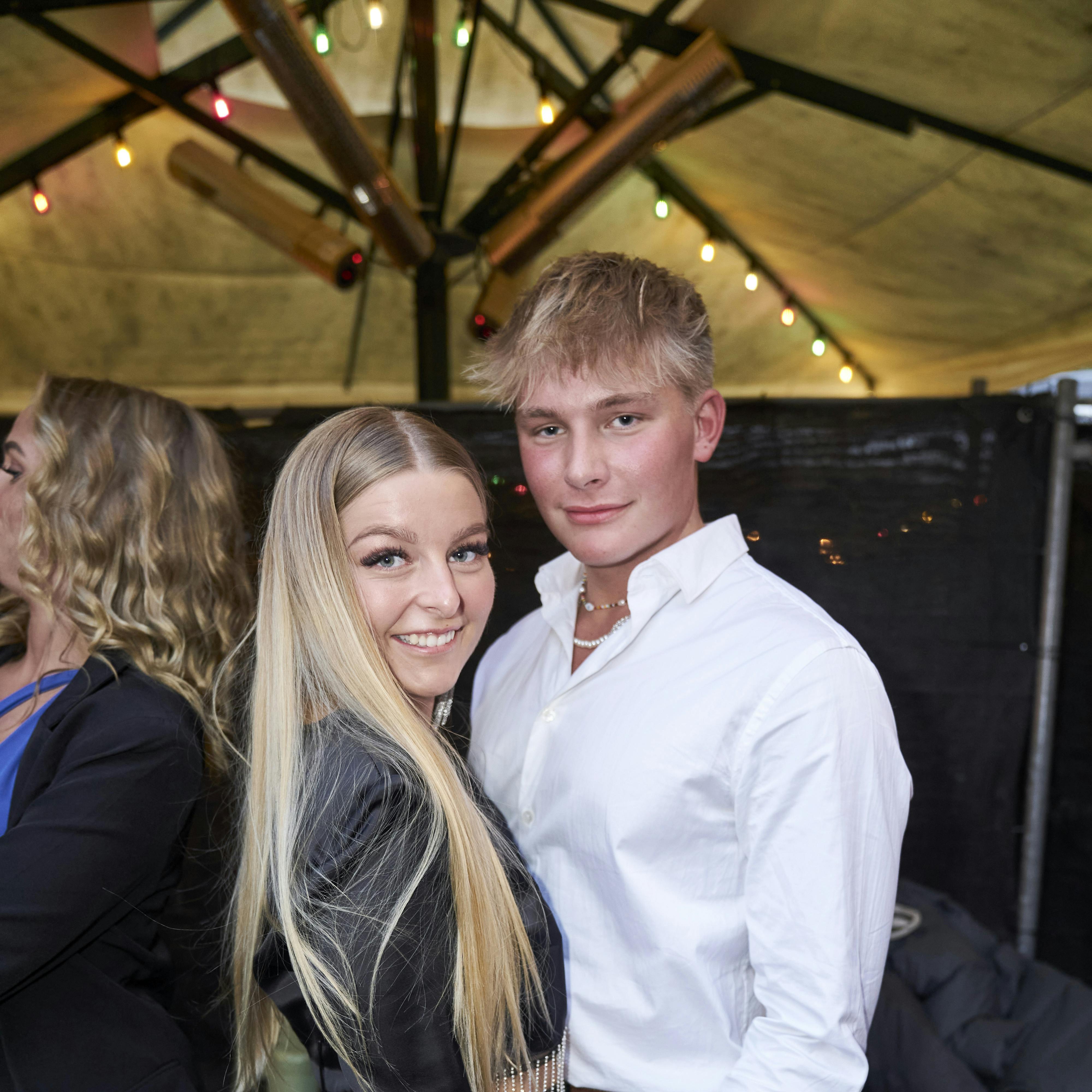 Sille Thorsen og Mathias Bjørnhof til premieren på sæson otte af "Ex on the beach". Siden har de to fået et tæt forhold.