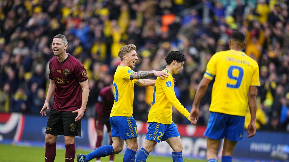 Brøndbys Yuito Suzuki stod bag to scoringer i søndagens topbrag mod FCM. 
