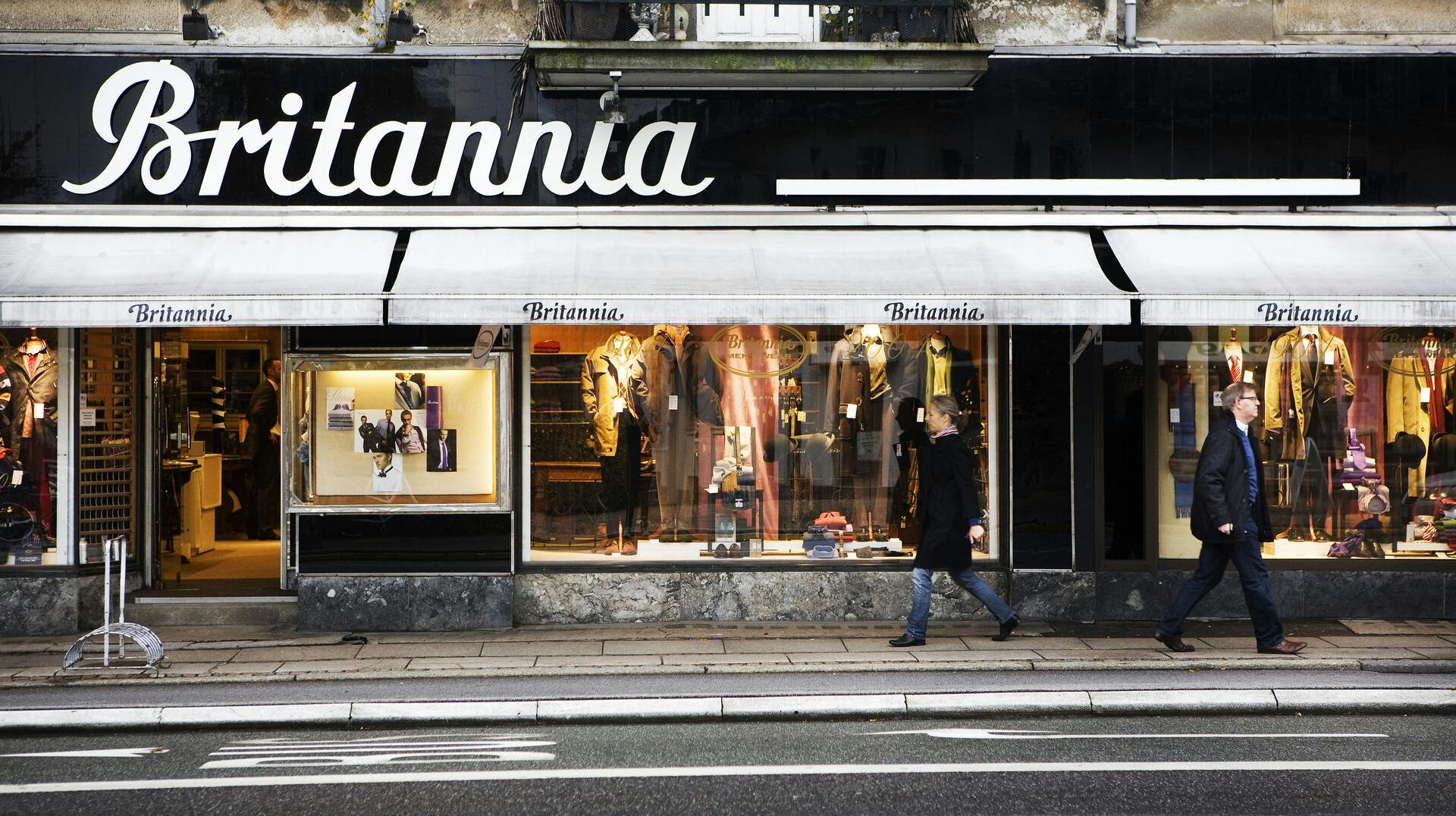 Britannia er en af landets ældste butikker for herretøj.