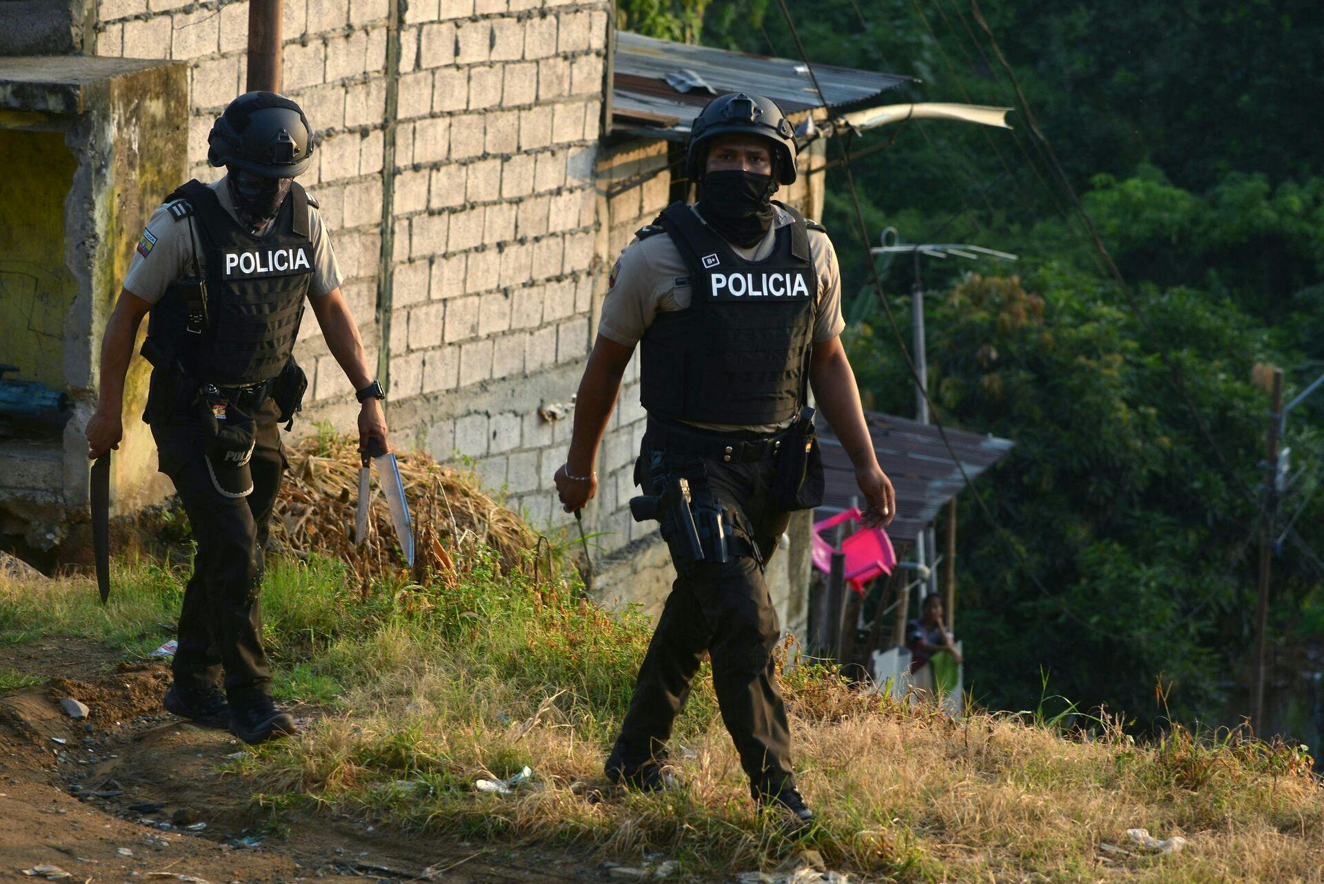 Politiet i Ecuador.&nbsp;