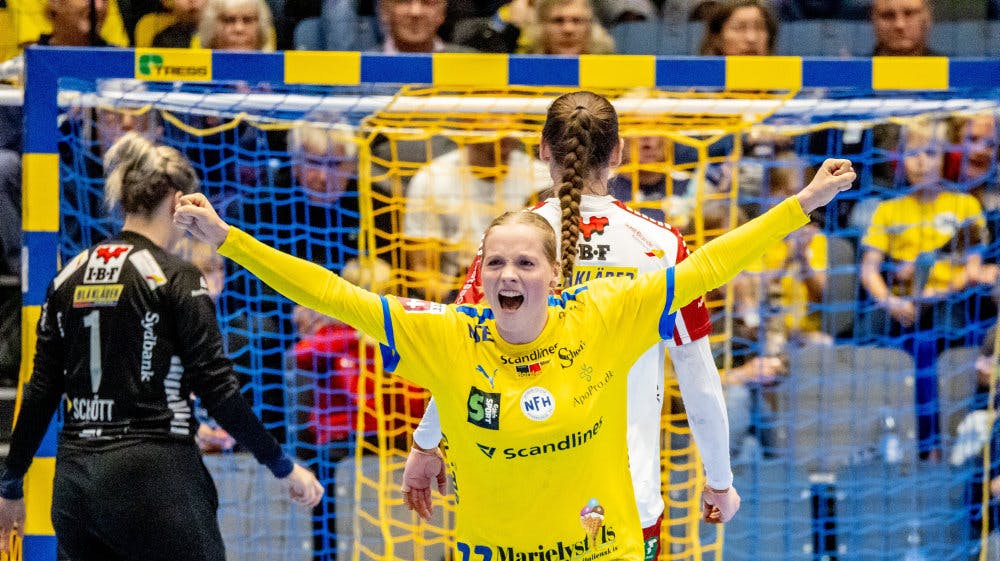 Lærke Nolsøe og holdkammeraterne var længe på vej mod semifinalerne, men det glippede til sidst. (Arkivfoto).