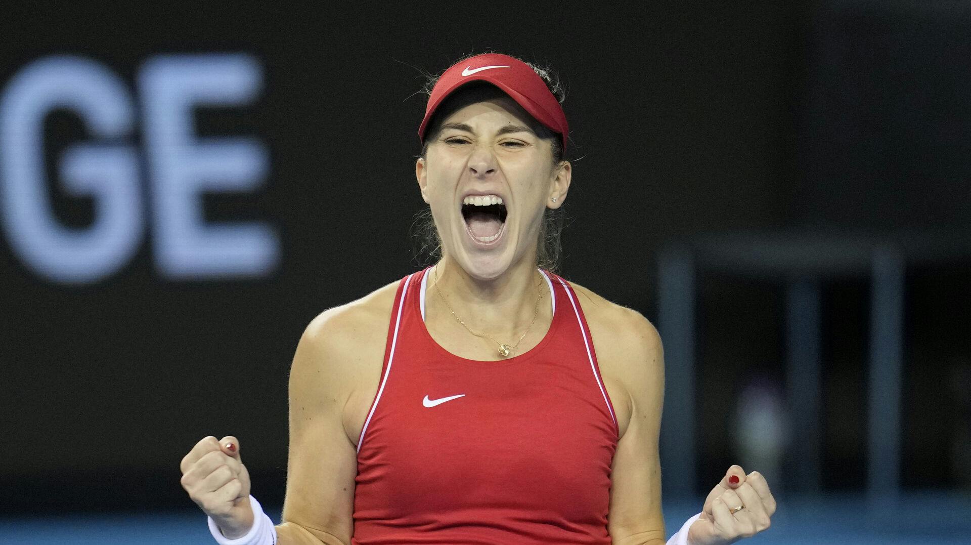 Belinda Bencic kan nu kalde sig mor. 