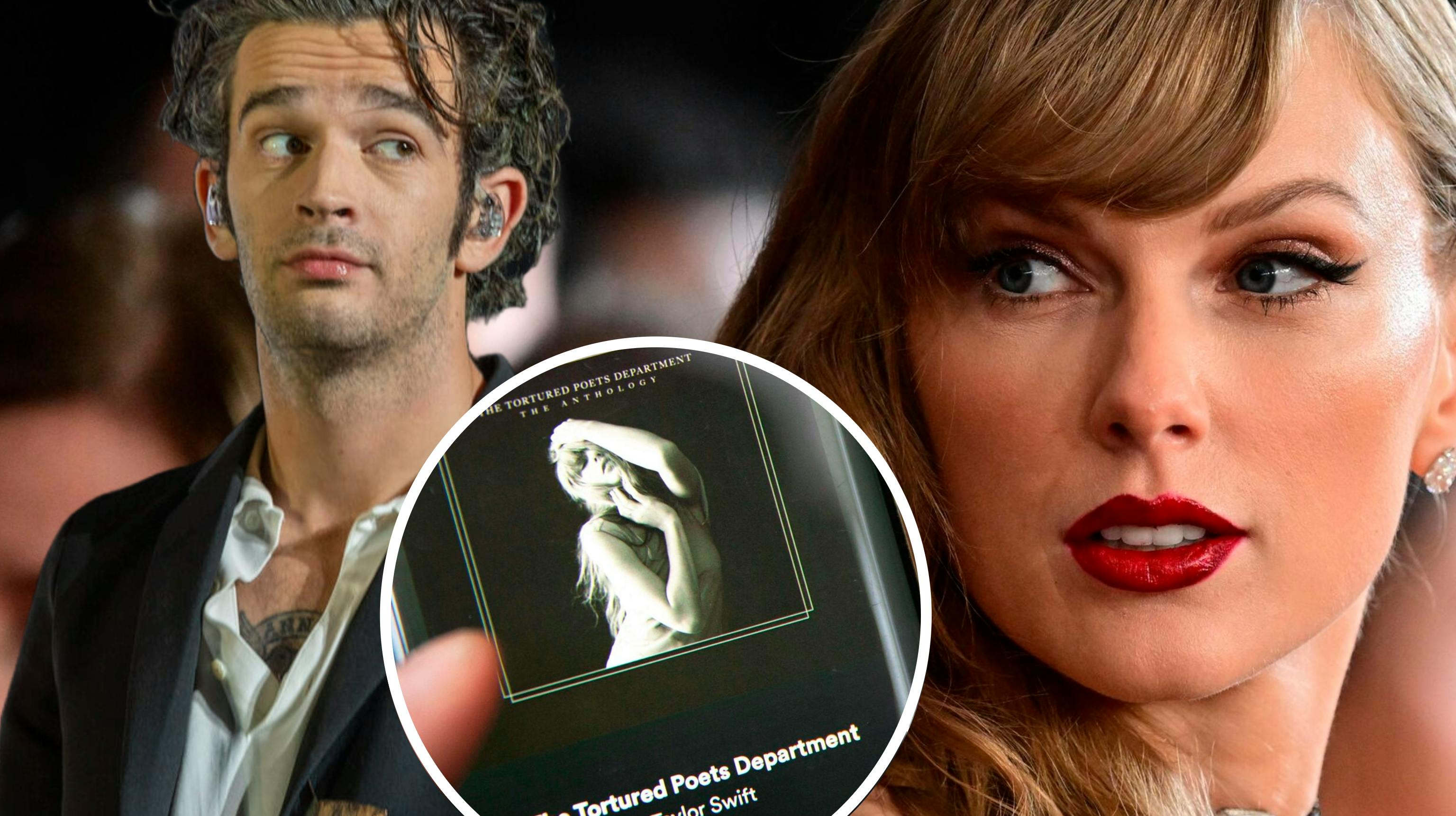 Matty Healy har kortvarigt været kærester med Taylor Swift.