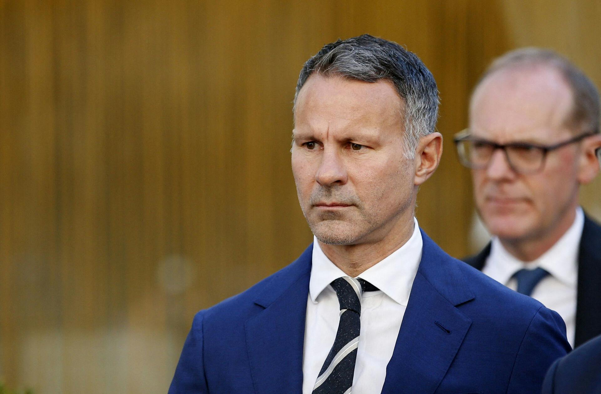 Former Manchester United footballer Ryan Giggs arrives at Manchester Crown Court in Manchester, Britain, August 31, 2022 REUTERS/Ed Sykes