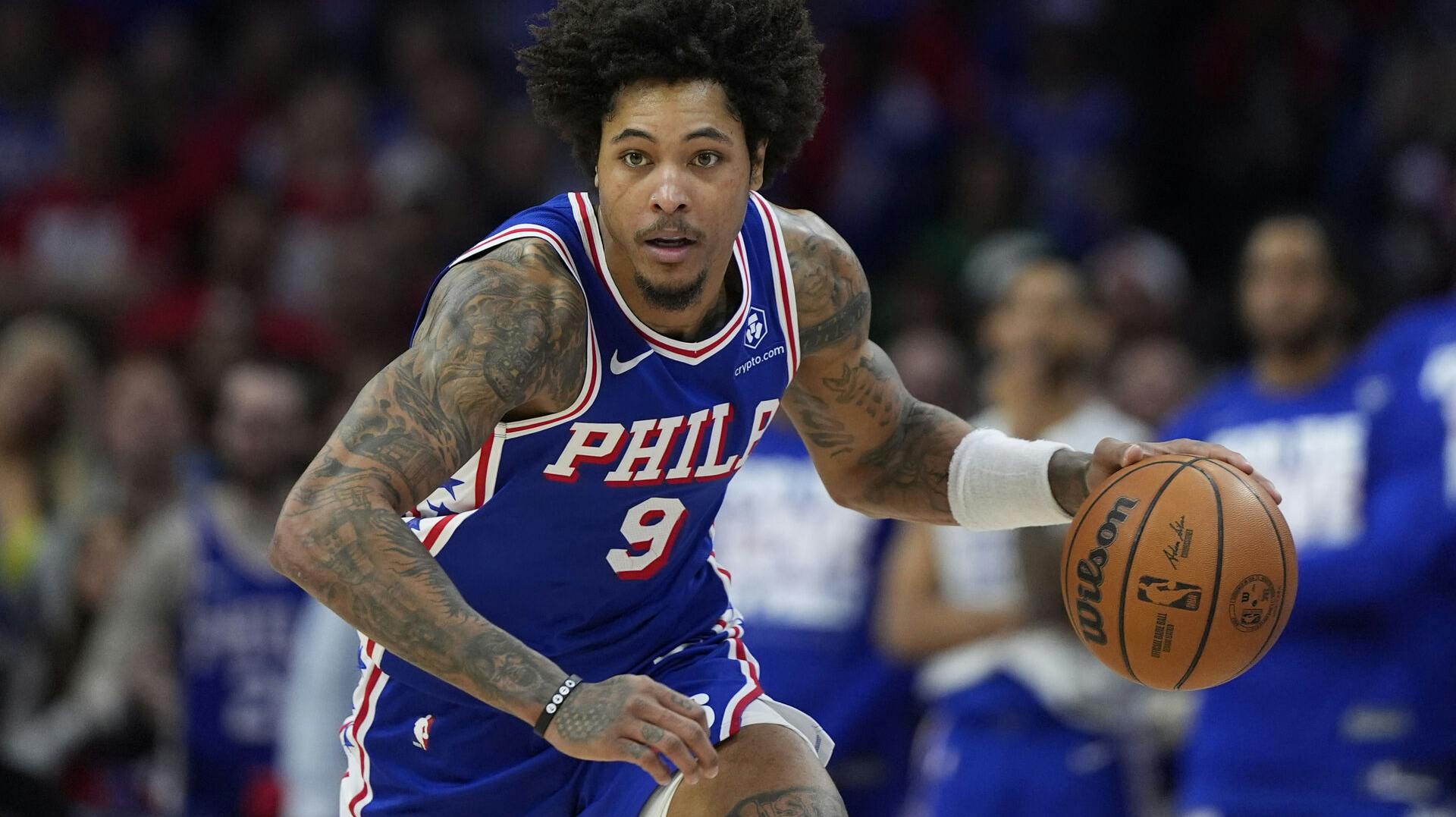Philadelphia 76ers' Kelly Oubre Jr. i aktion torsdag aften. 