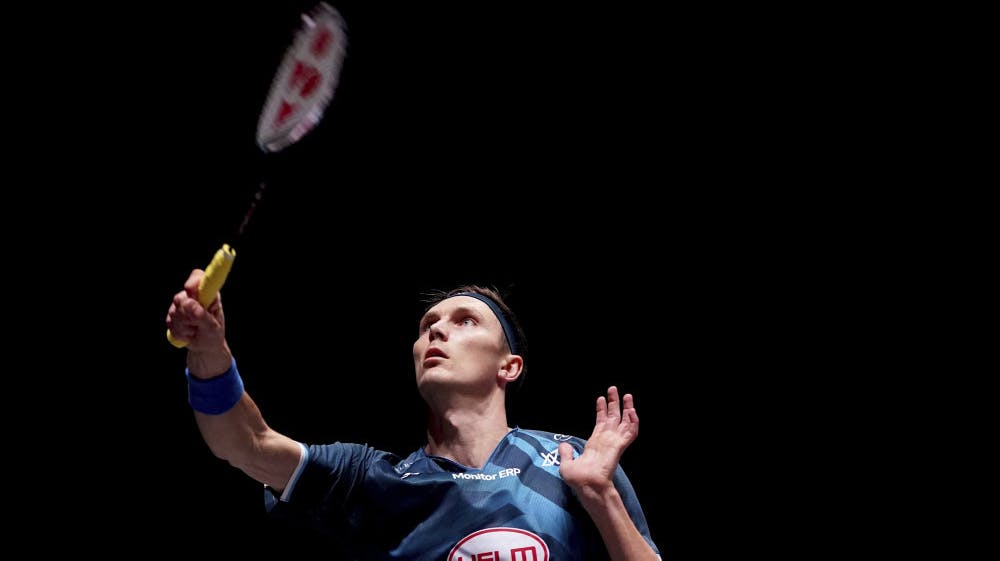 Viktor Axelsen vandt med suveræne cifre mod Adel Hamek. (Arkivfoto). 