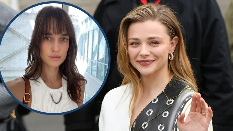 Modellen Kate Harrison, som blandt andet har poseret for Playboy, har tilsyneladende fået ring på forholdet med filmstjernen Chloë Grace Moretz.