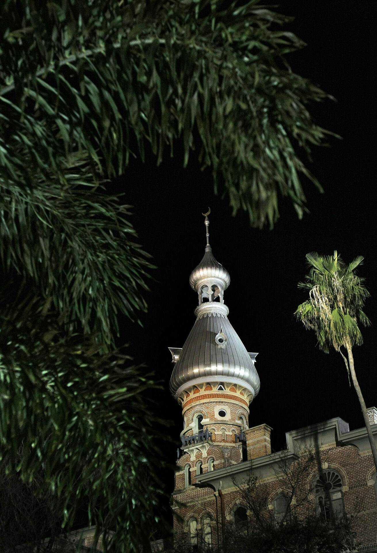 Et nyfødt barn er blevet fundet død på University of Tampa i Florida.