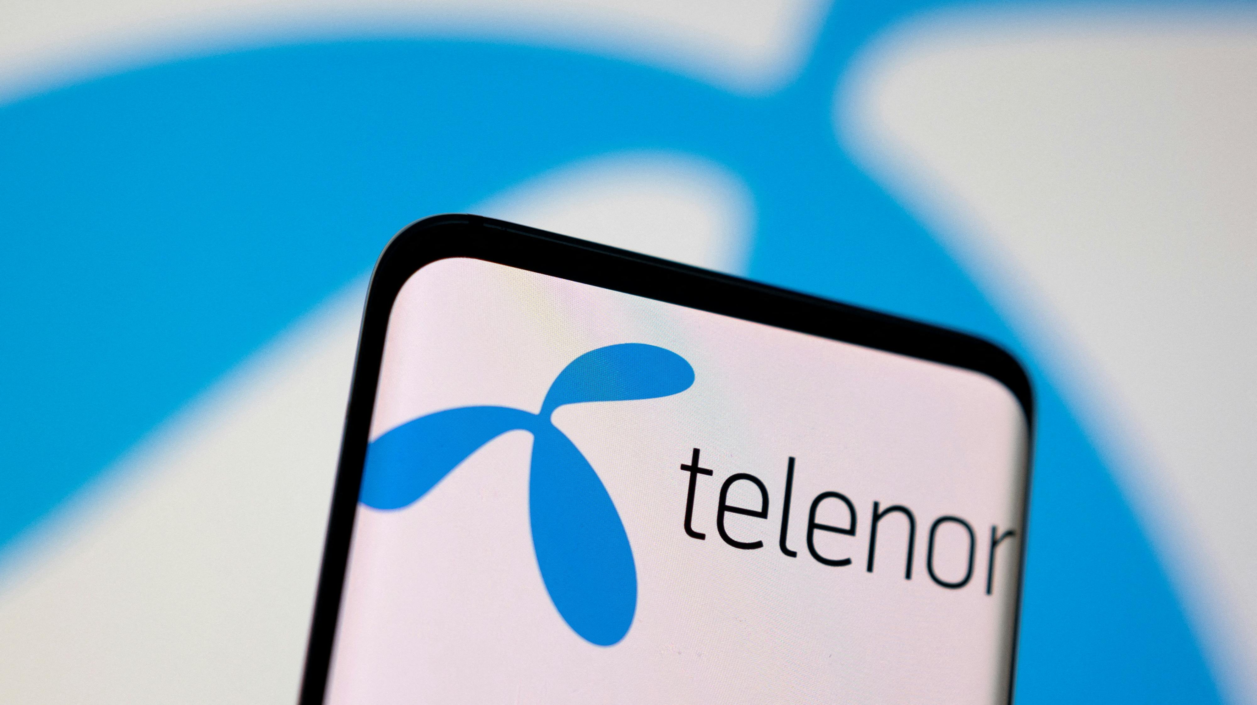 Telenor logo is seen displayed in this illustration taken, May 3, 2022. REUTERS/Dado Ruvic/Illustration