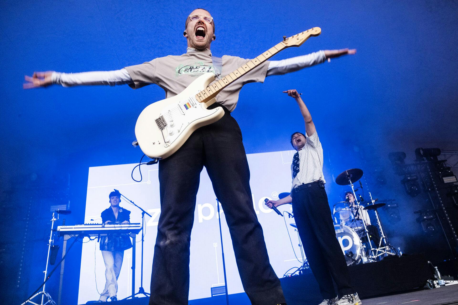 Zar Paulo spiller på Highland på Heartland fredag den 9. juni 2023. (Foto: Helle Arensbak/Ritzau Scanpix)